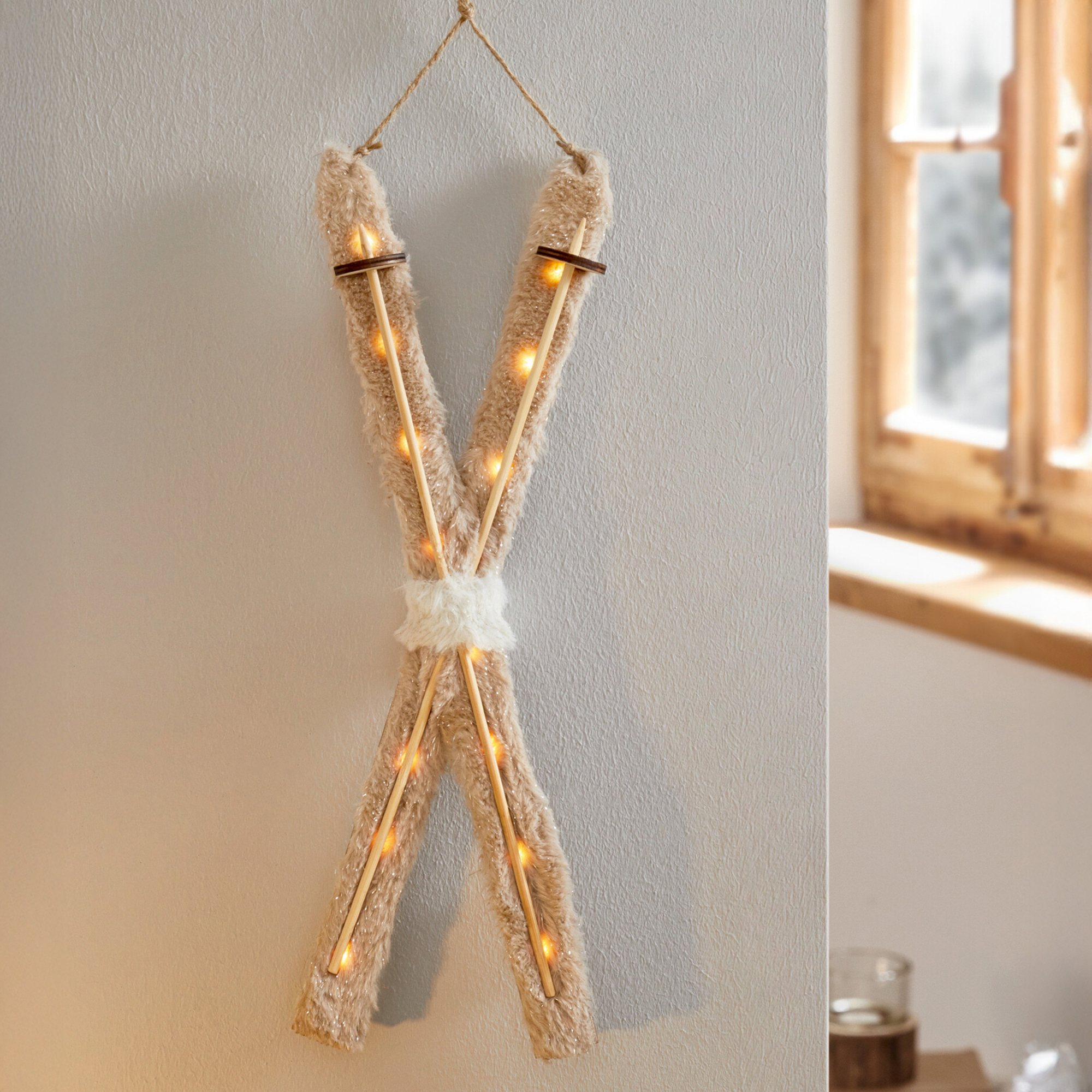 Acheter Suspension LED "ski"  dans la boutique en ligne de Frank Flechtwaren