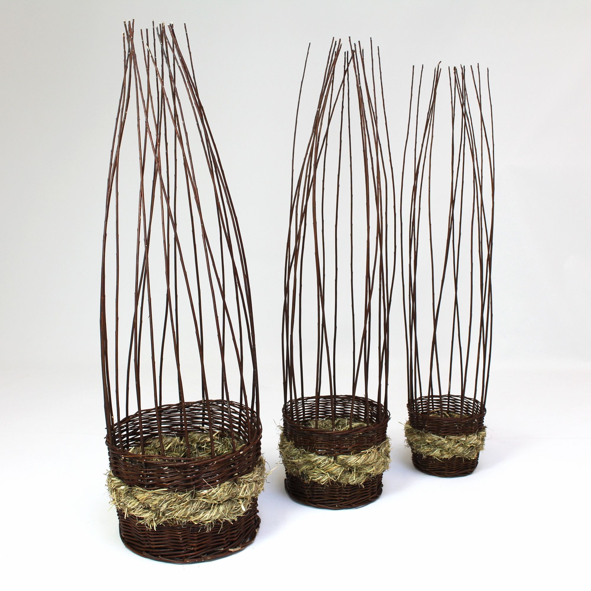 Acheter Lot de 3 corbeilles à plantes "nature" dans la boutique en ligne de Frank Flechtwaren pour Automne Acheter Lot de 3 corbeilles à plantes "nature" dans la boutique en ligne de Frank Flechtwaren pour Automne