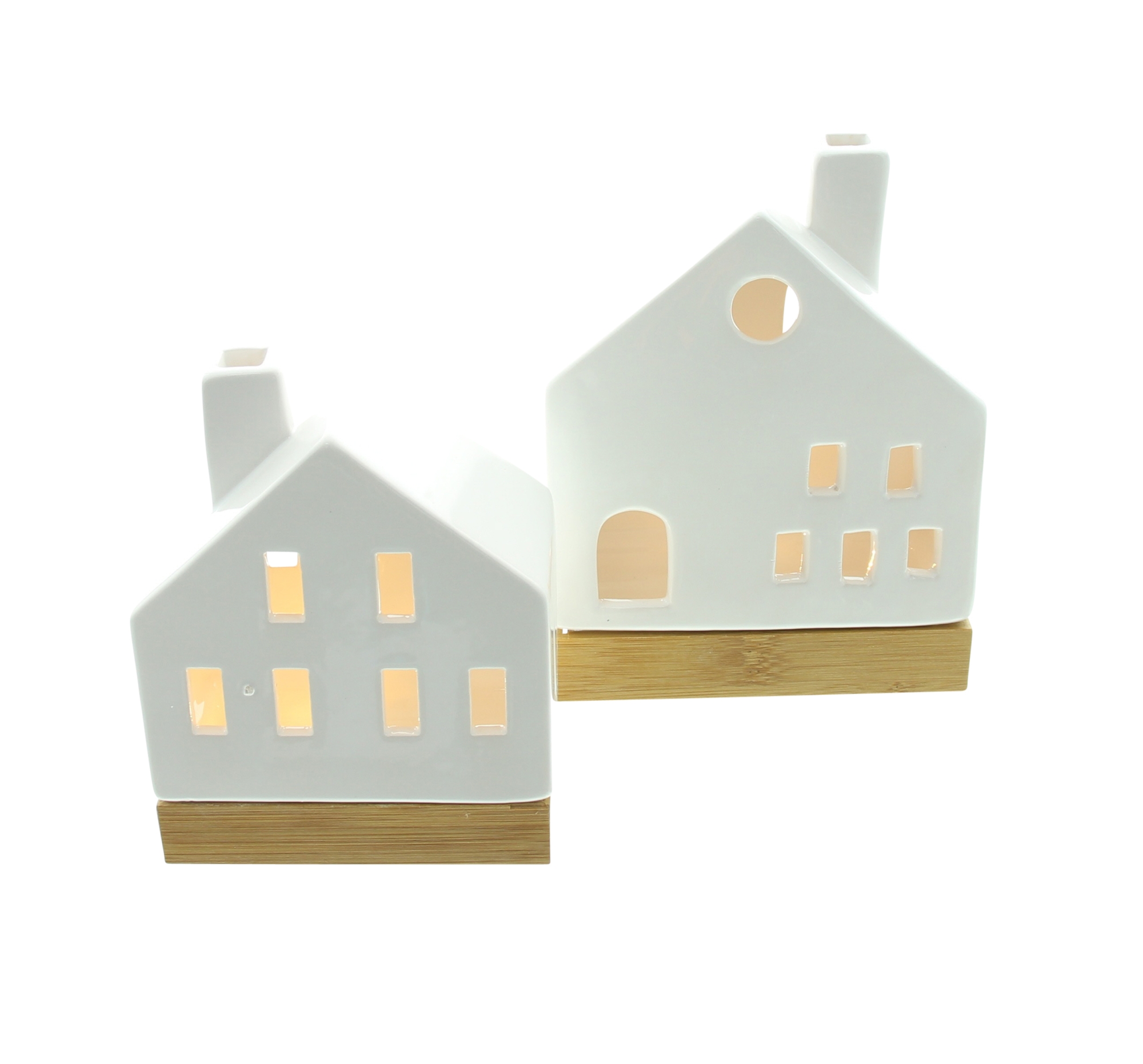 Acheter Lot de 2 maisons LED "blanc" dans la boutique en ligne de Frank Flechtwaren pour Pâques Acheter Lot de 2 maisons LED "blanc" dans la boutique en ligne de Frank Flechtwaren pour Pâques