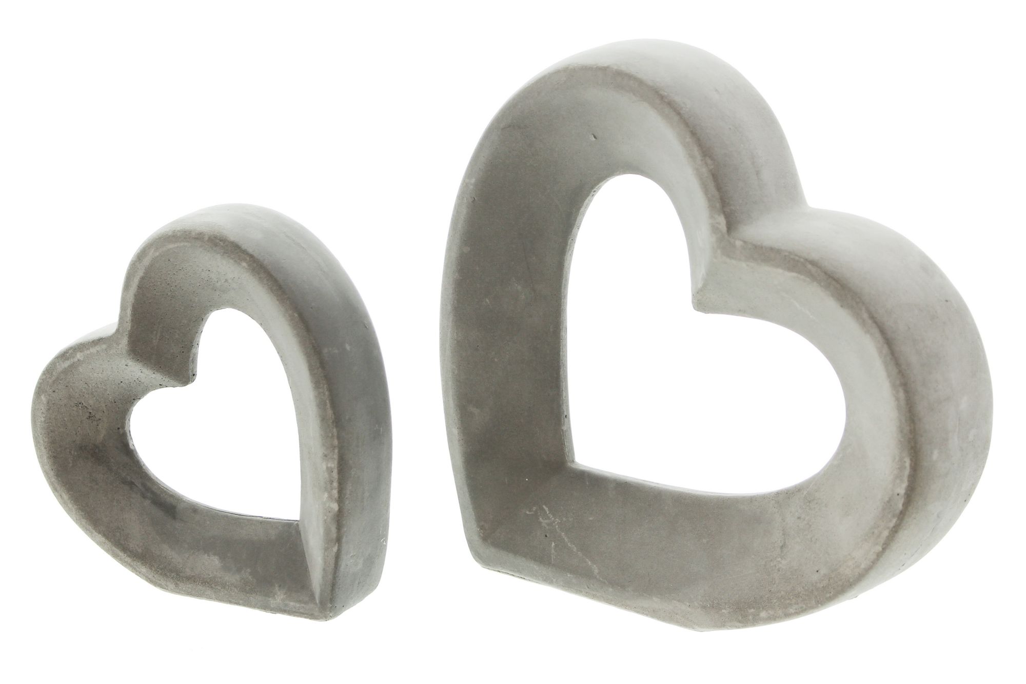 Acheter Lot de 2 cœurs "gris"  dans la boutique en ligne de Frank Flechtwaren pour Pâques