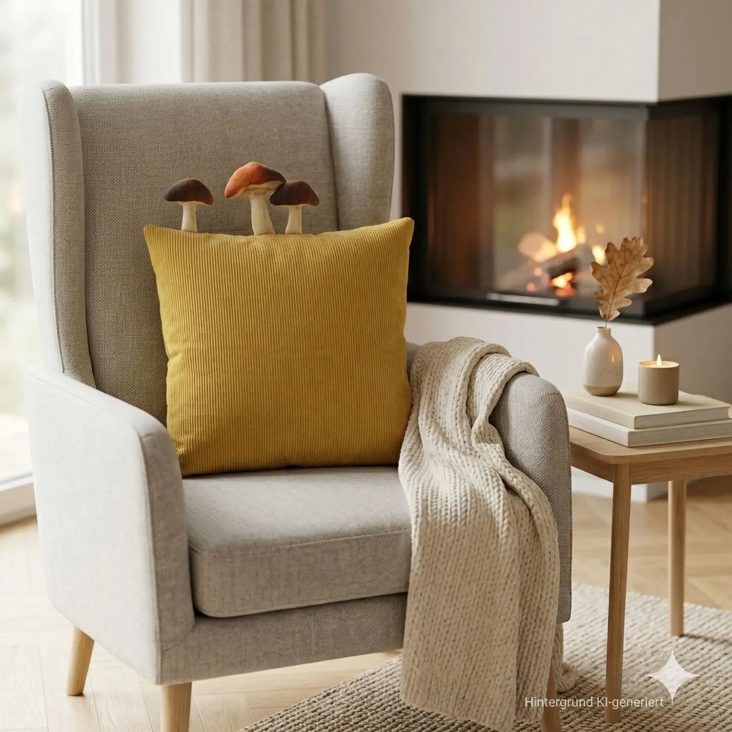Acheter Housse de coussin "petit champignon"  dans la boutique en ligne de Frank Flechtwaren