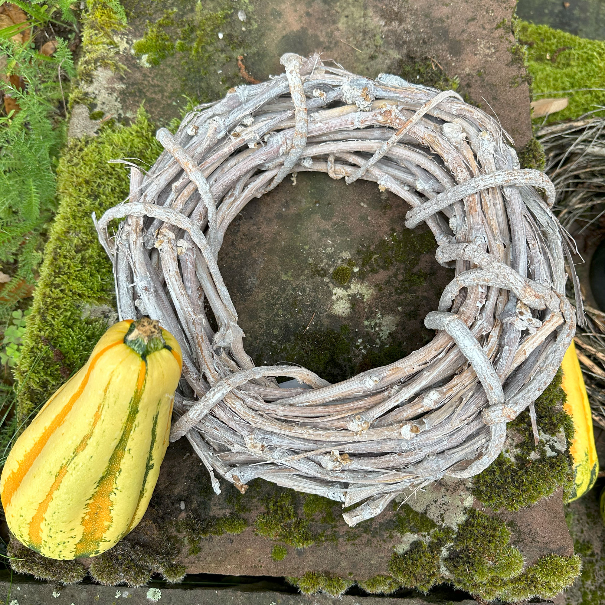 Acheter Couronne "Vigne grise"  dans la boutique en ligne de Frank Flechtwaren pour Couronnes
