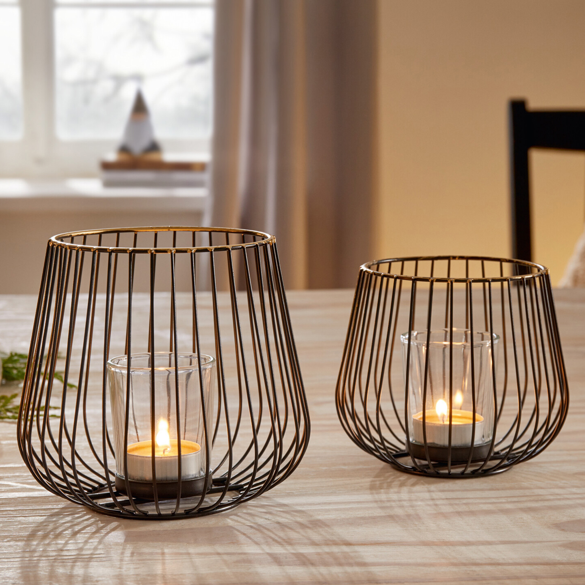 Acheter Lot de 2 lumignons "moderne"  dans la boutique en ligne de Frank Flechtwaren