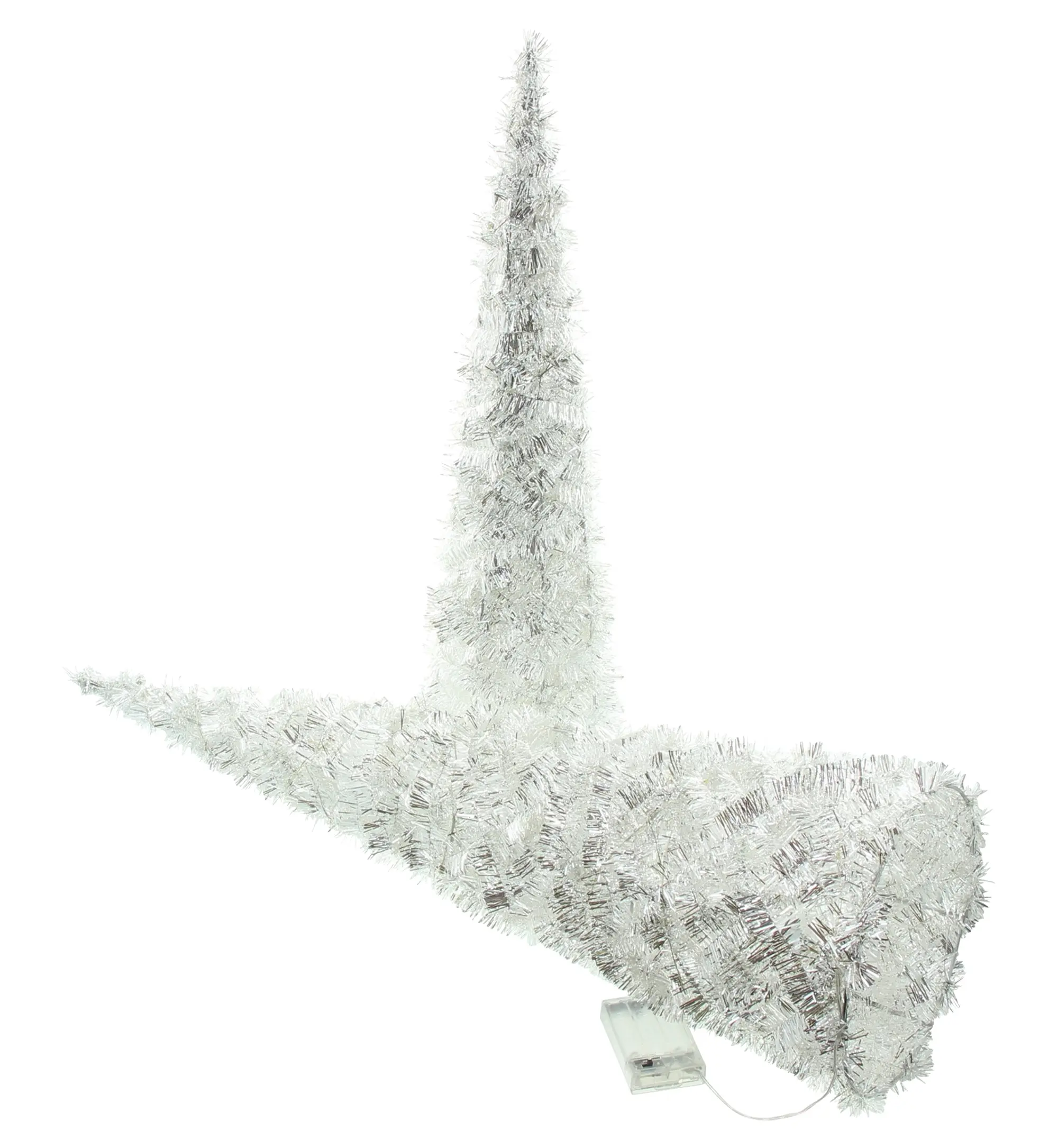 Acheter Lot de 2 cônes "scintillement argenté"  dans la boutique en ligne de Frank Flechtwaren pour Décoration de table LED