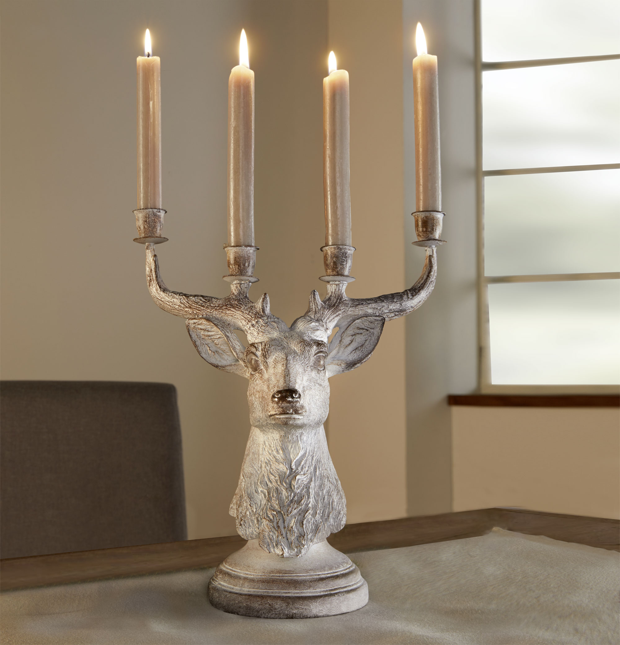 Acheter Bougeoir "cerf"  dans la boutique en ligne de Frank Flechtwaren