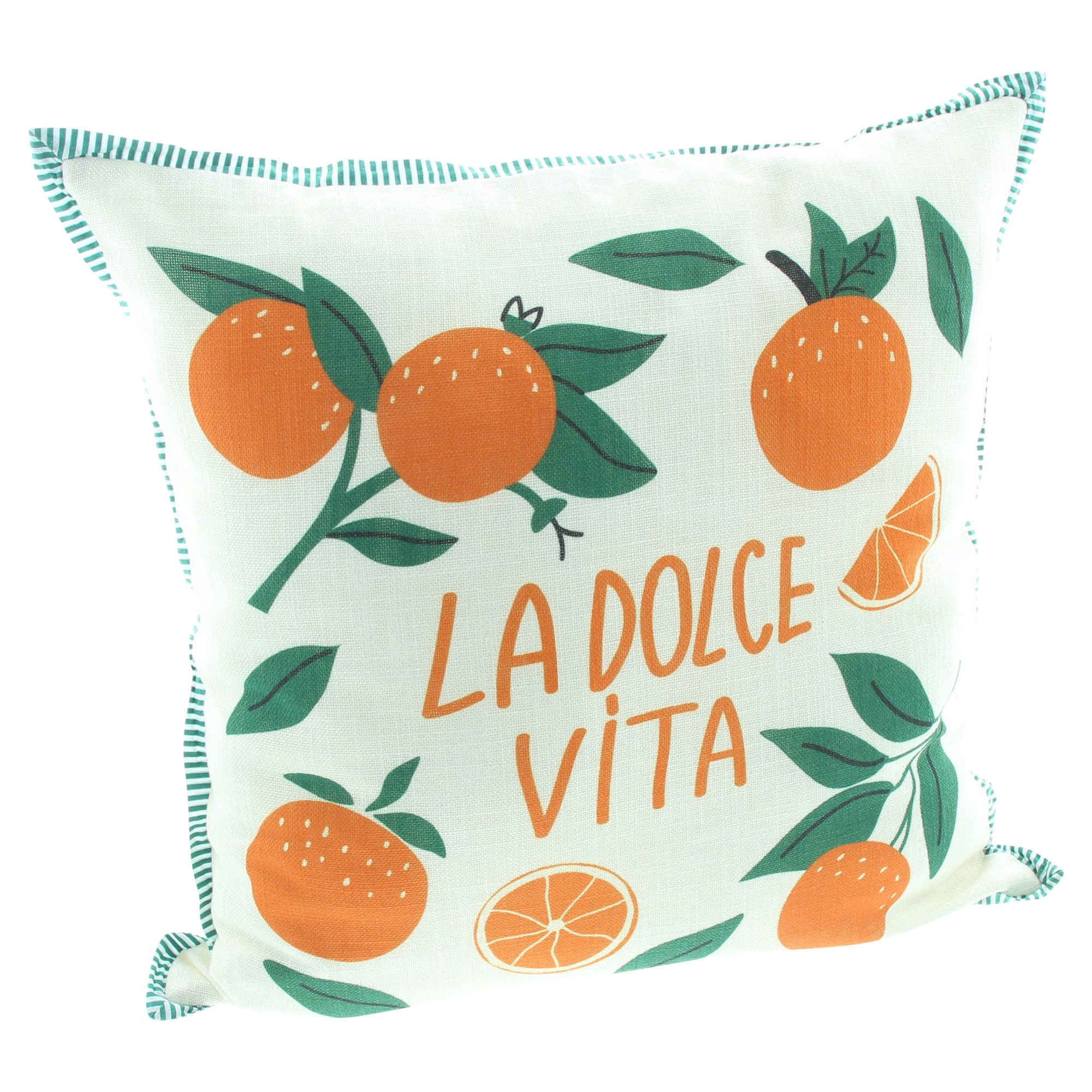 Acheter Housse de coussin "La Dolce Vita"  dans la boutique en ligne de Frank Flechtwaren pour Nouvel arrivage