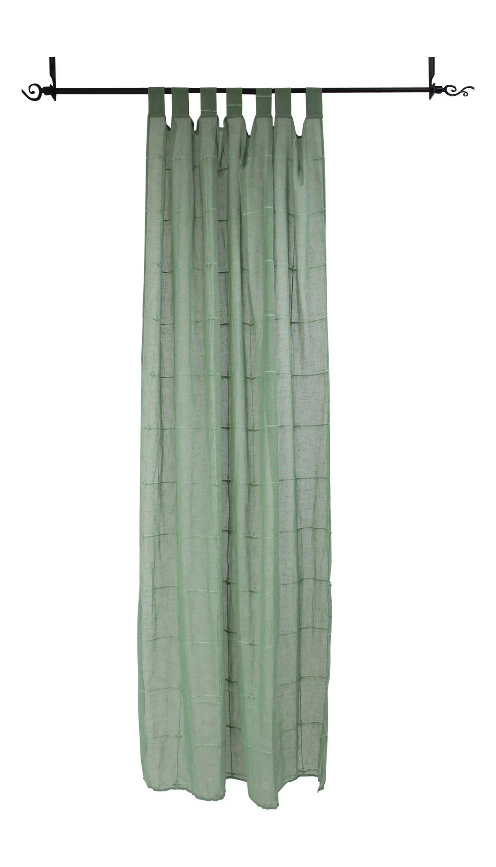 Acheter Rideau "Green Square"  dans la boutique en ligne de Frank Flechtwaren pour Rideaux et foulards