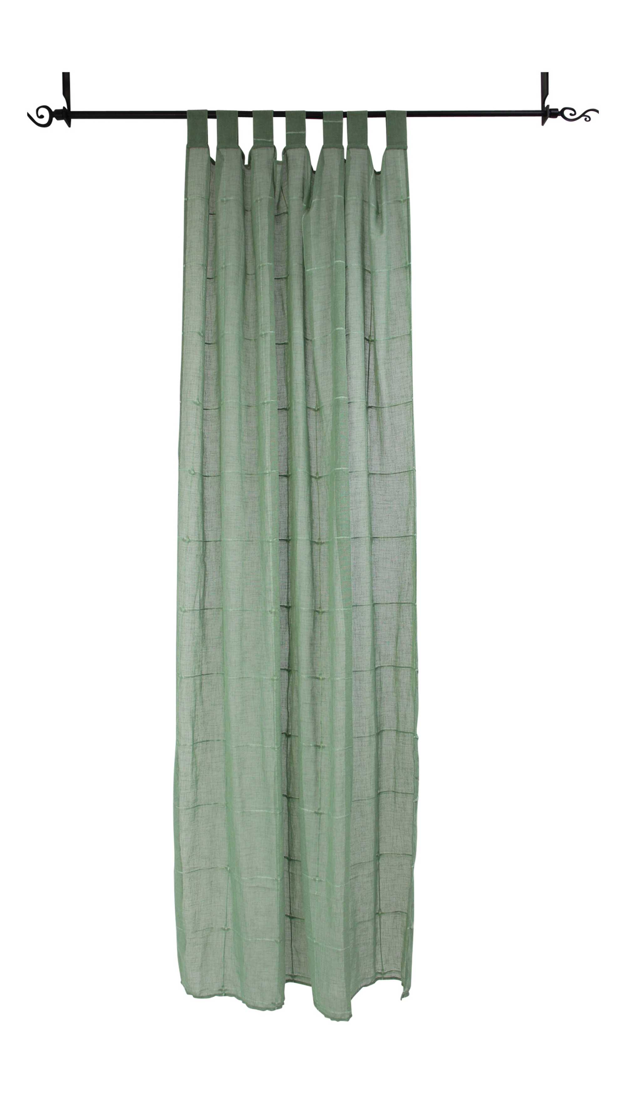 Acheter Rideau "Green Square"  dans la boutique en ligne de Frank Flechtwaren pour Rideaux et foulards