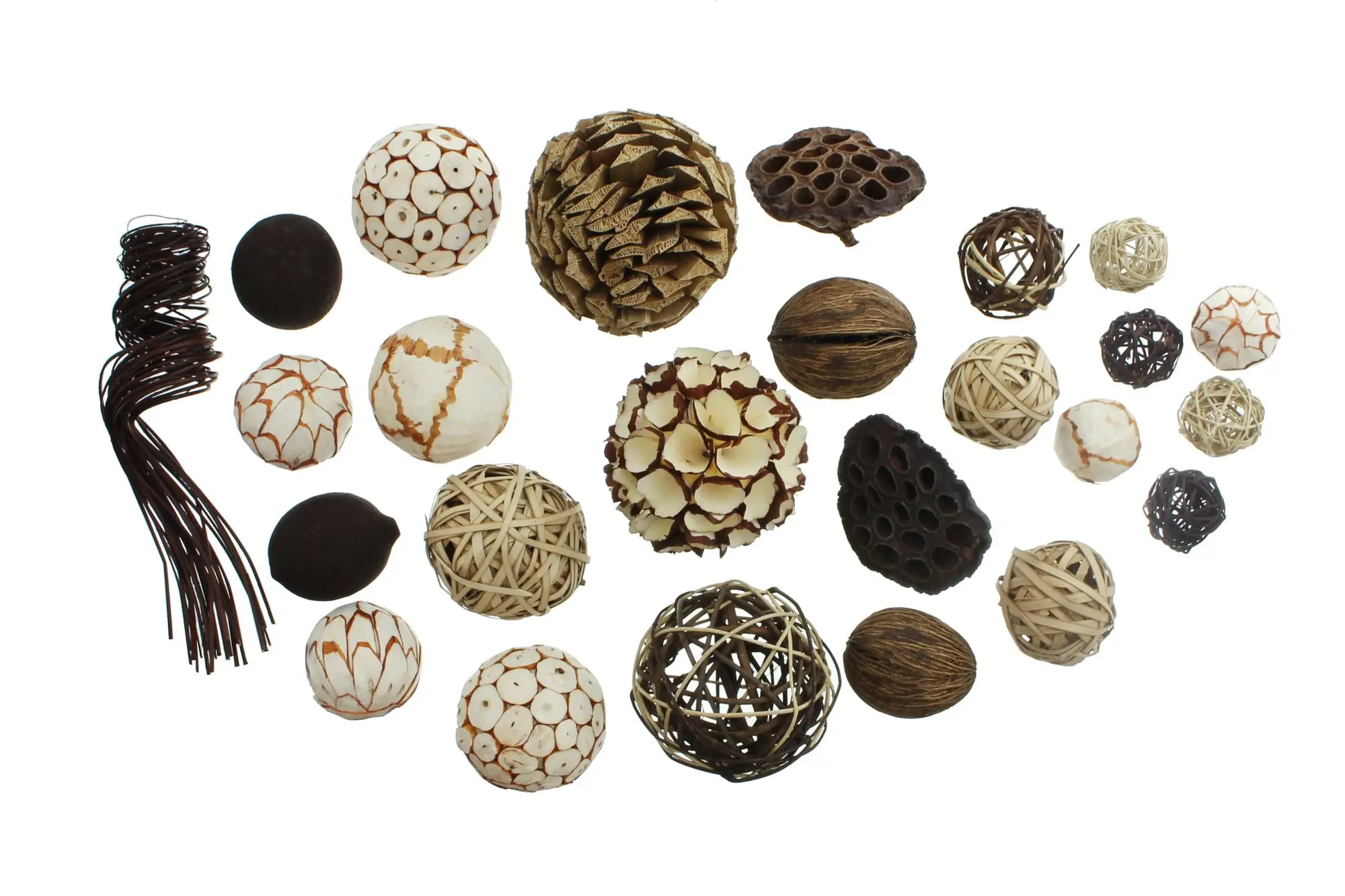 Acheter Lot de 25 boules "naturelles" dans la boutique en ligne de Frank Flechtwaren pour Confettis de table et pics Acheter Lot de 25 boules "naturelles" dans la boutique en ligne de Frank Flechtwaren pour Confettis de table et pics