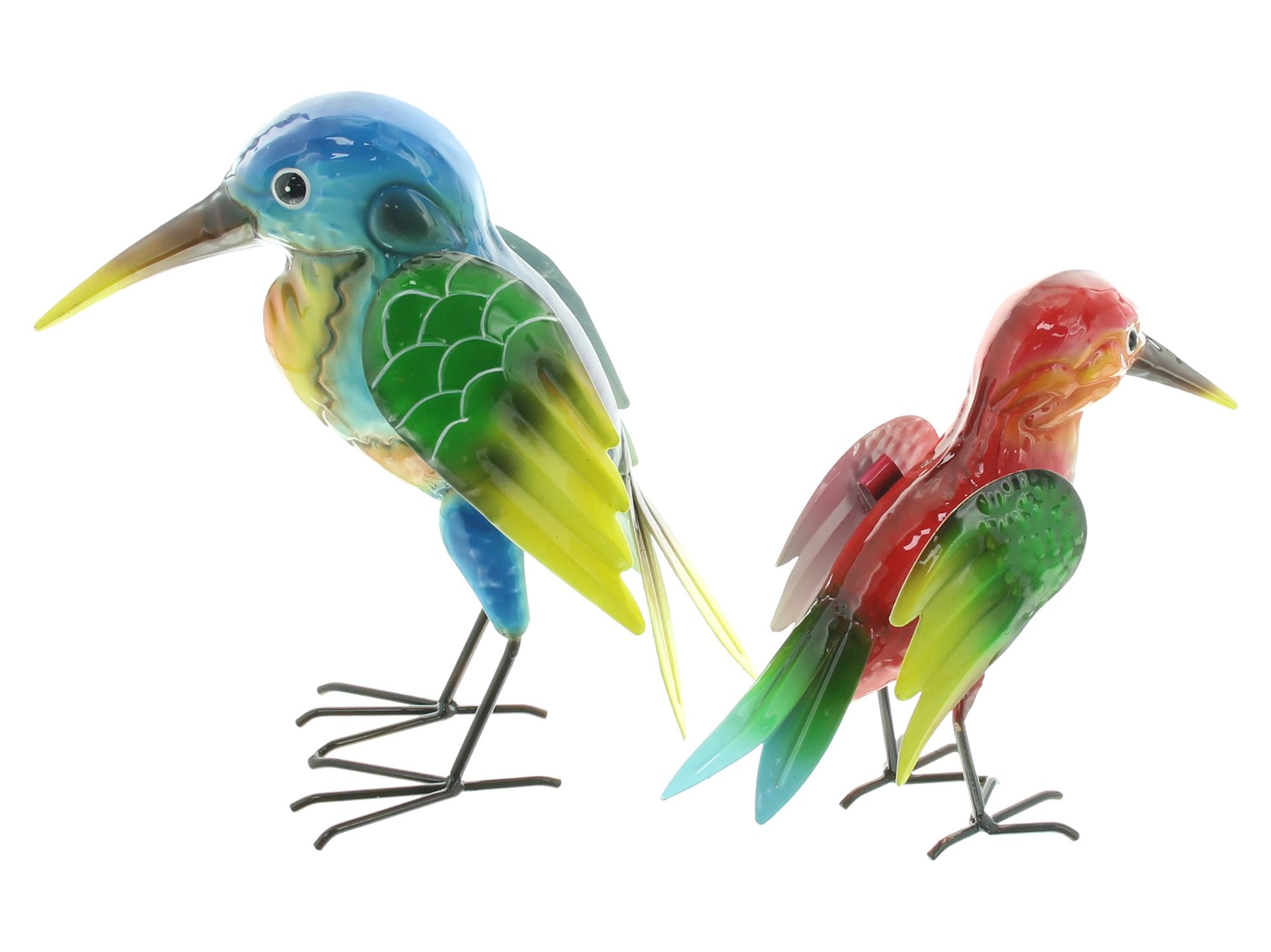 Acheter Lot de 2 figurines "oiseau coloré"  dans la boutique en ligne de Frank Flechtwaren pour Figurines de jardin