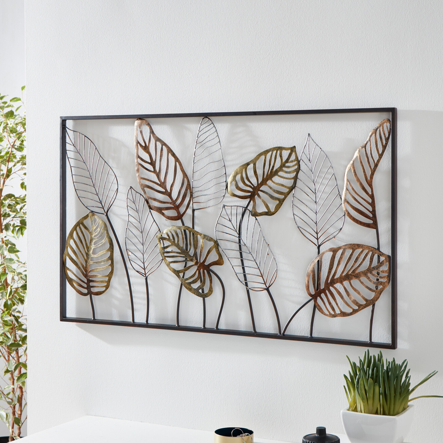 Acheter Cadre "feuilles"  dans la boutique en ligne de Frank Flechtwaren