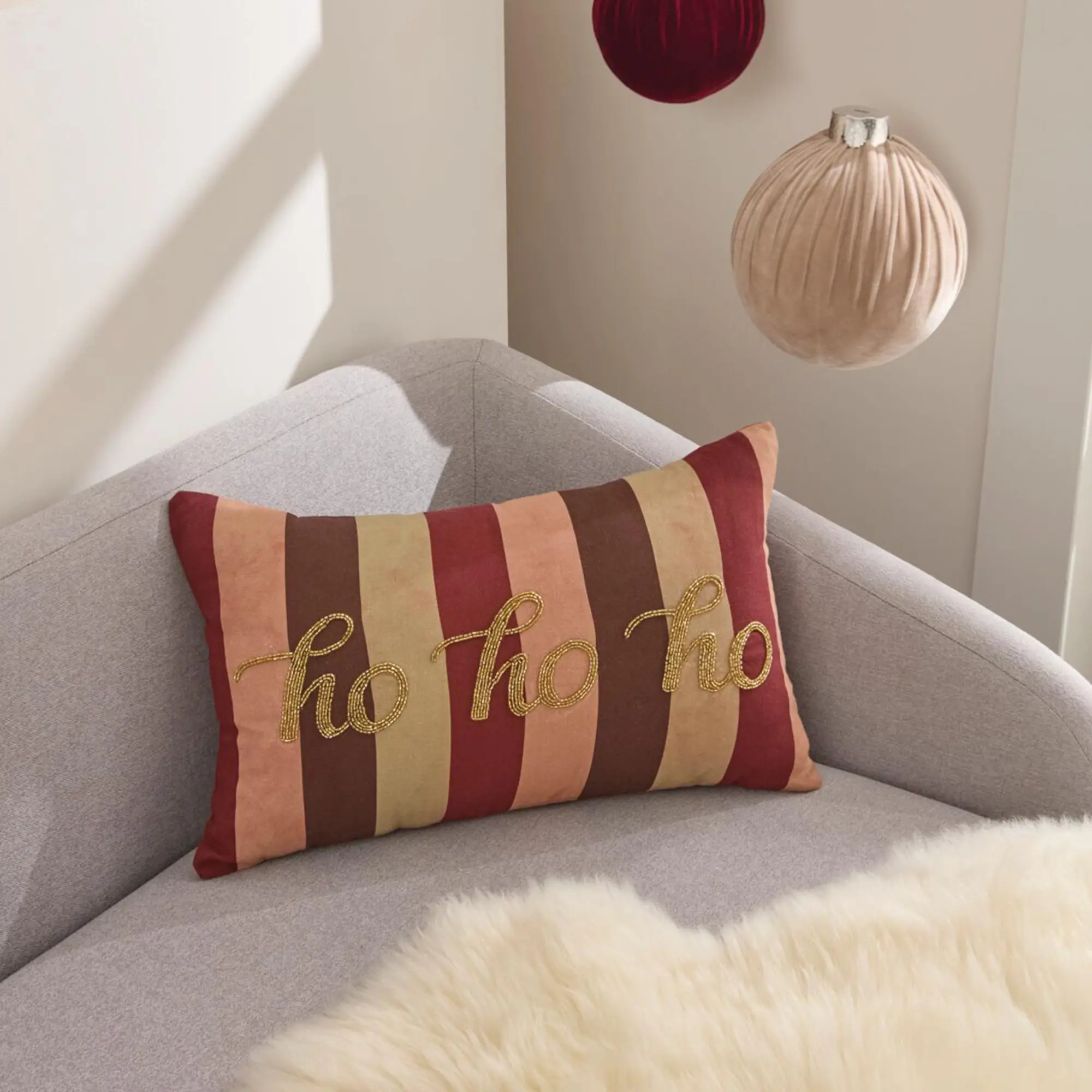 Acheter Housse de coussin « ho ho ho » dans la boutique en ligne de Frank Flechtwaren