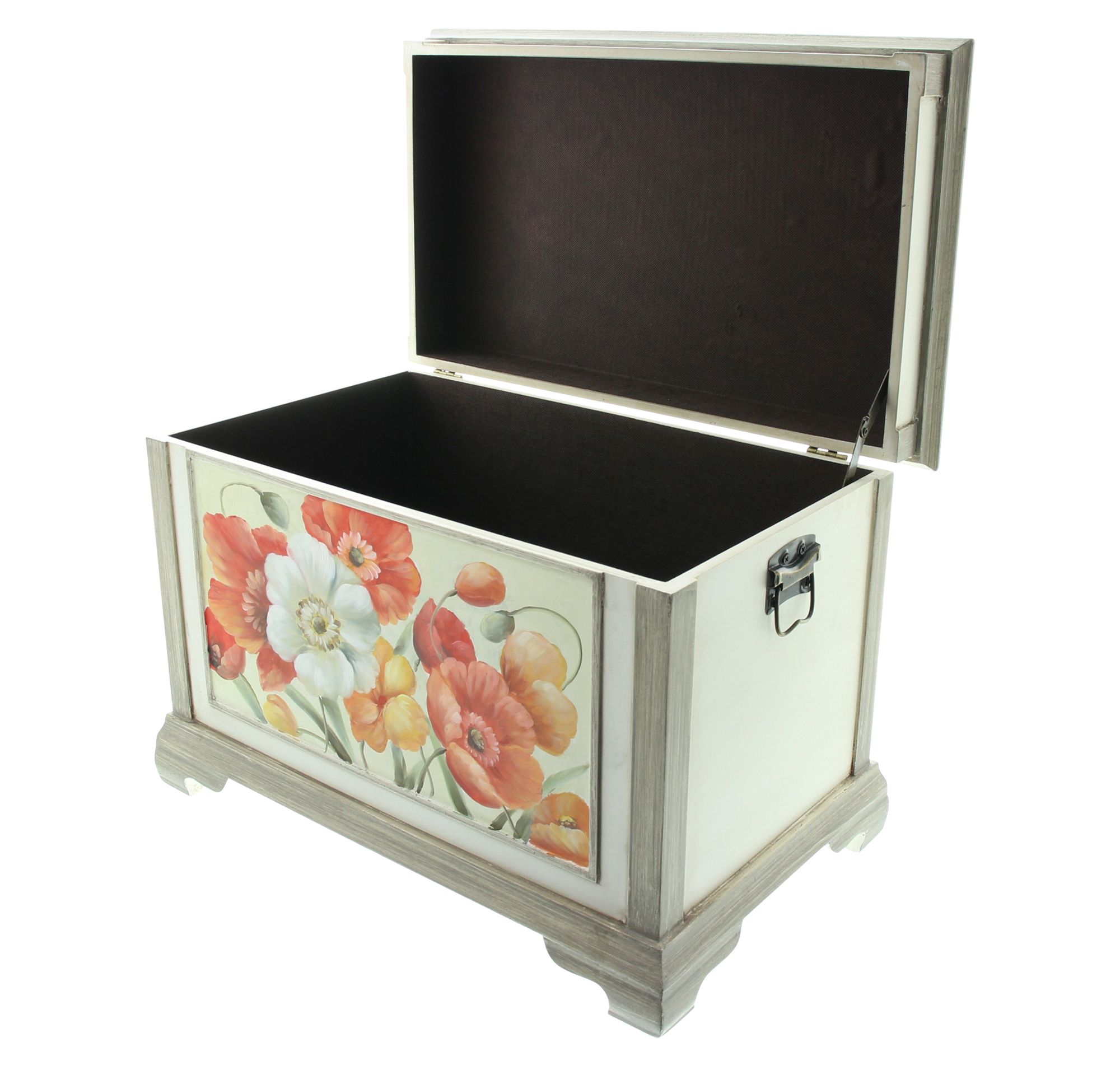 Acheter Coffre en bois "fleurs"  dans la boutique en ligne de Frank Flechtwaren pour Couloir