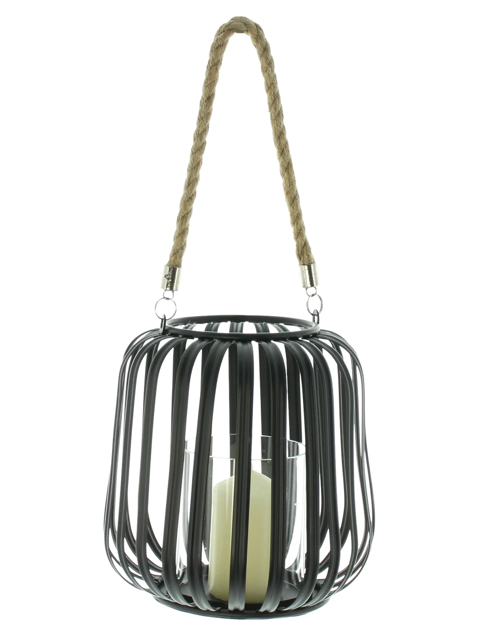 Acheter Photophore "Black"  dans la boutique en ligne de Frank Flechtwaren pour Photophores
