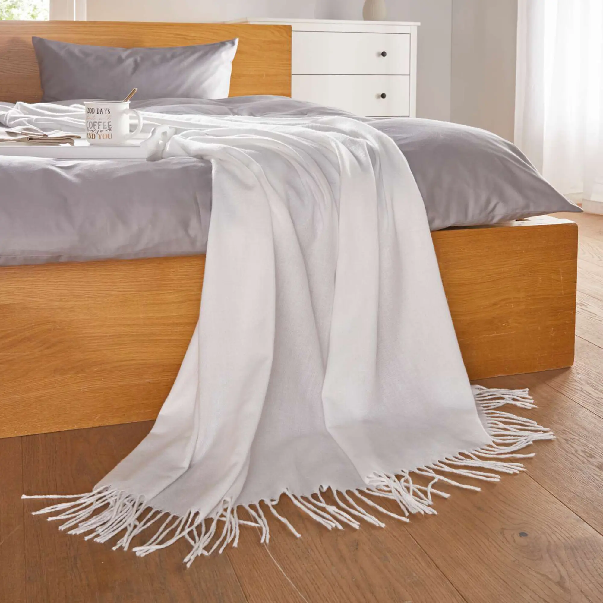 Acheter Couverture douillette "Brilliant White"  dans la boutique en ligne de Frank Flechtwaren