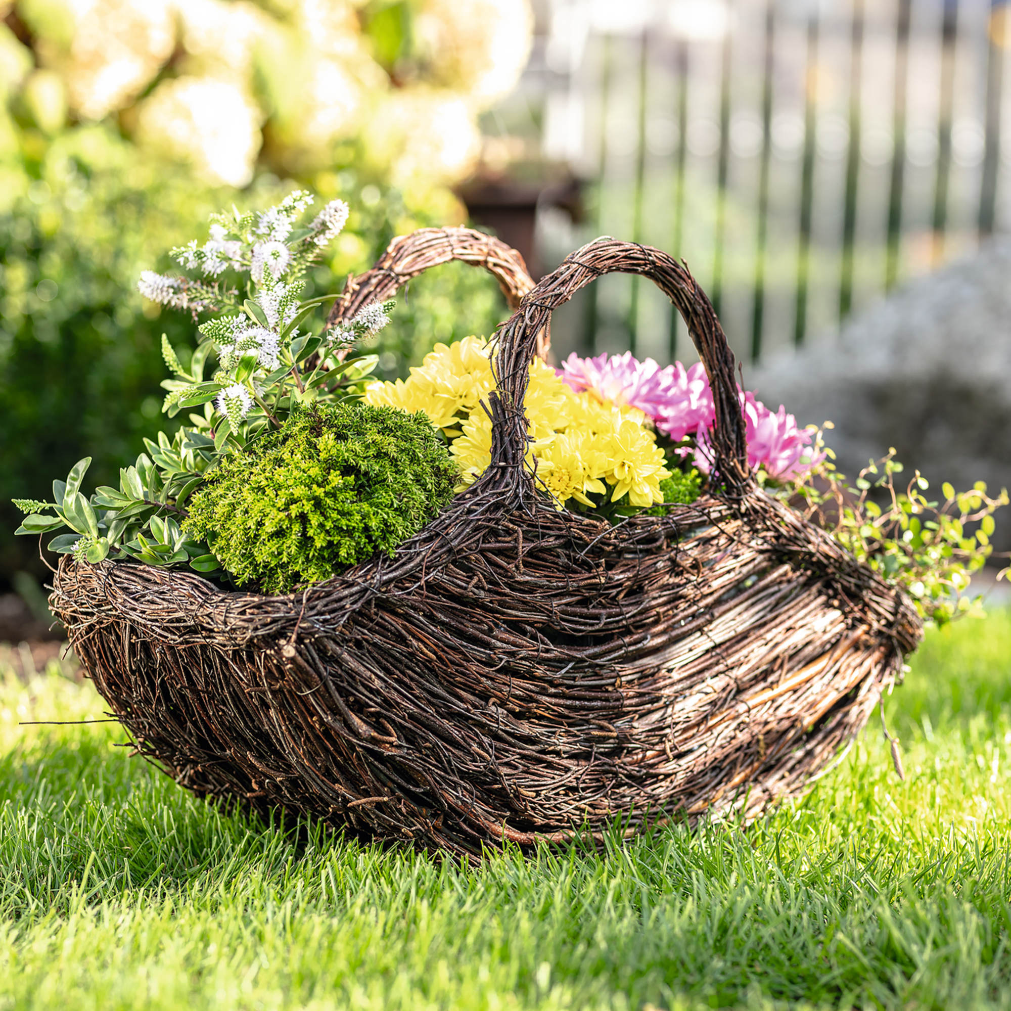 Acheter Panier à plantes "sac", grand  dans la boutique en ligne de Frank Flechtwaren