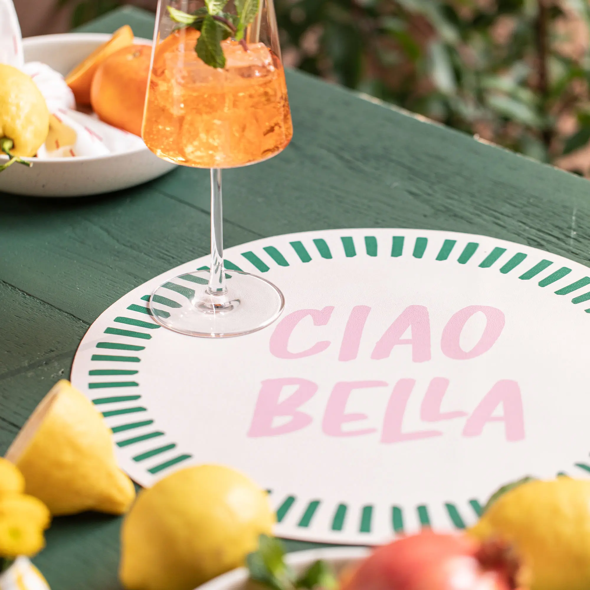 Acheter Lot de 2 sets de table "Italie"  dans la boutique en ligne de Frank Flechtwaren pour Ambiance de bar de plage
