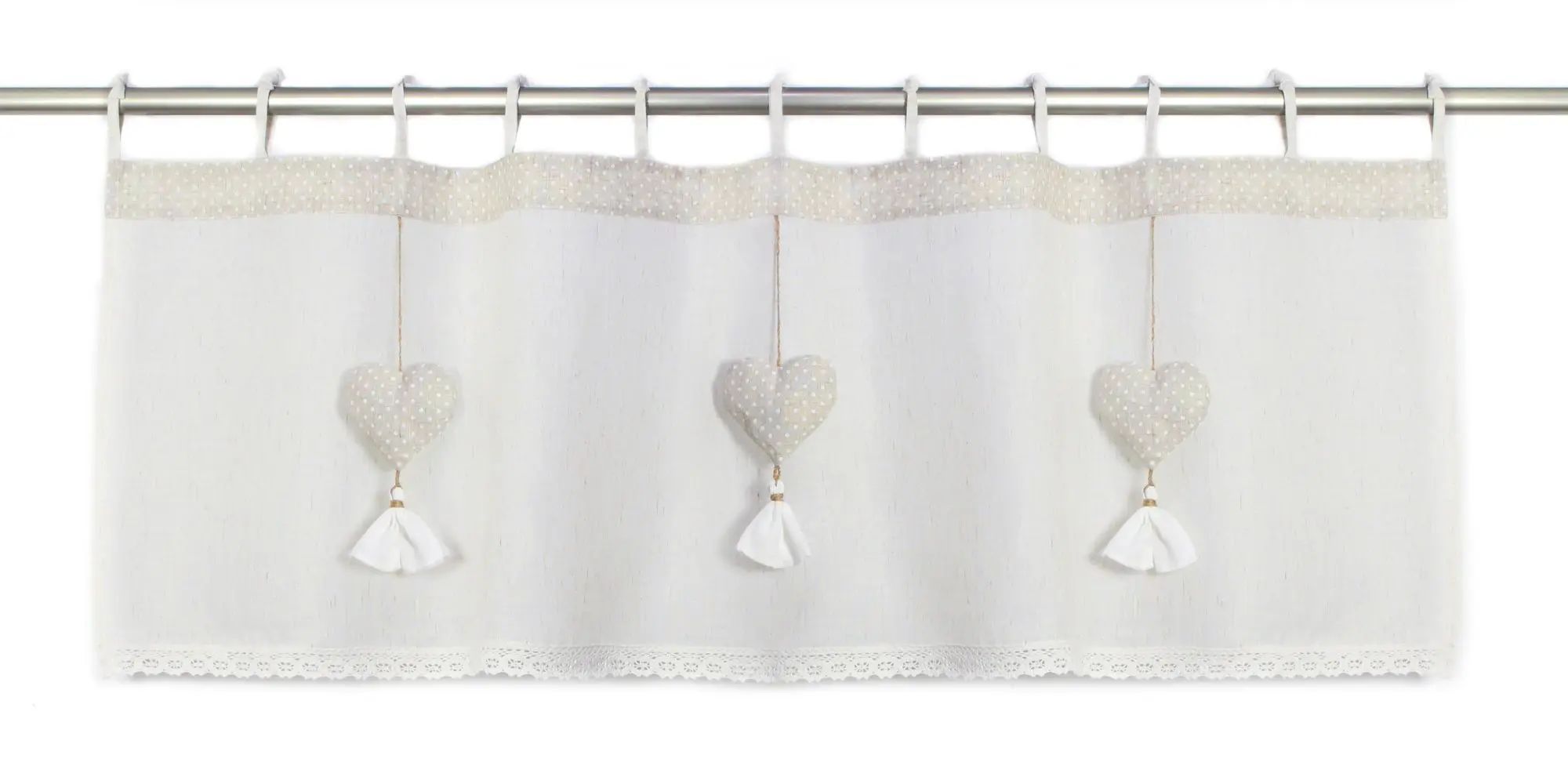 Acheter Brise-bise "cœur"  dans la boutique en ligne de Frank Flechtwaren pour Rideaux de fenêtre