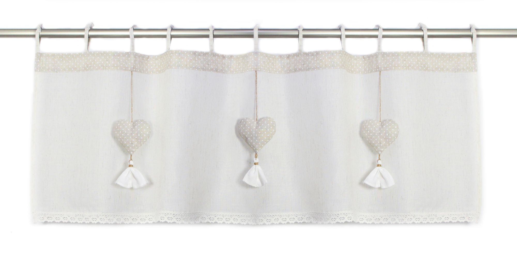 Acheter Brise-bise "cœur"  dans la boutique en ligne de Frank Flechtwaren pour Rideaux de fenêtre