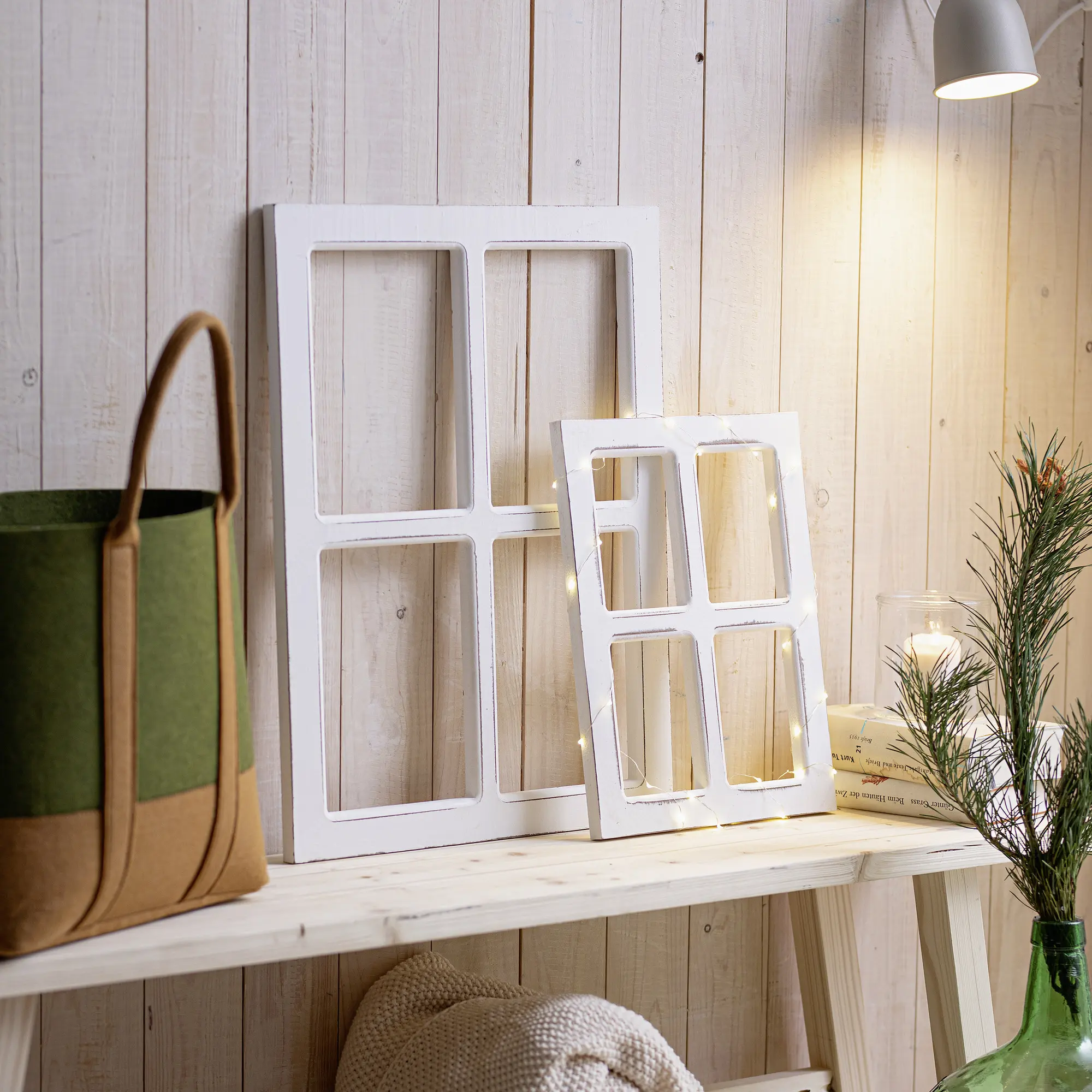 Acheter Lot de 2 fenêtres décoratives "Shabby"  dans la boutique en ligne de Frank Flechtwaren pour Pâques