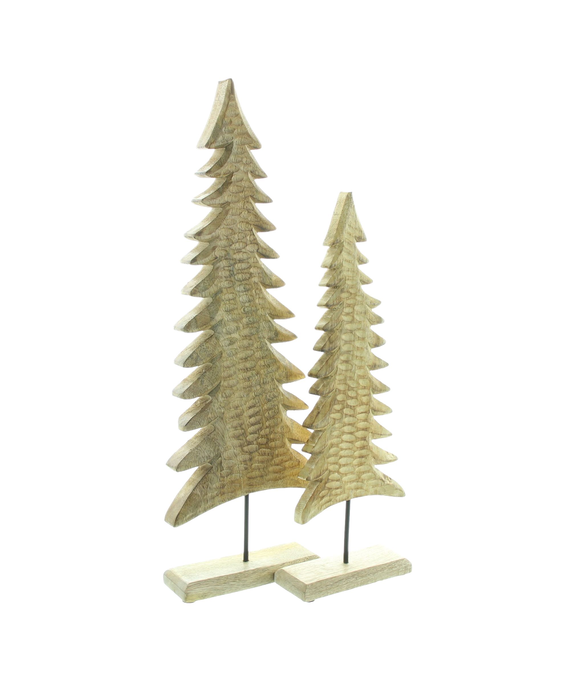 Acheter Sapin décoratif « Wood », lot de 2 dans la boutique en ligne de Frank Flechtwaren pour Sapins