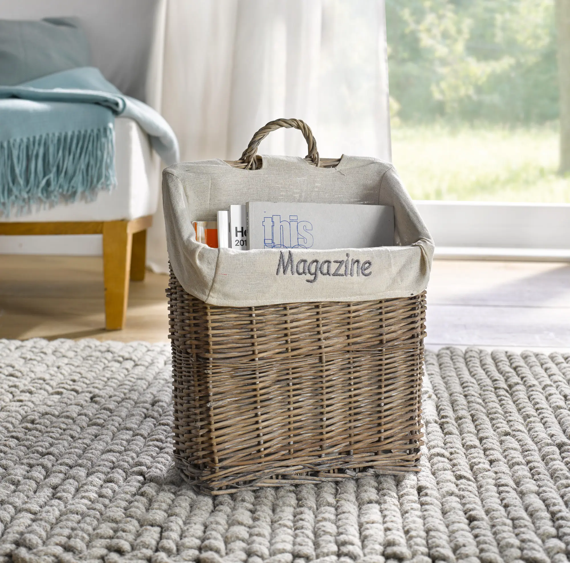 Acheter Panier décoratif "magazine"  dans la boutique en ligne de Frank Flechtwaren pour Paniers à journaux