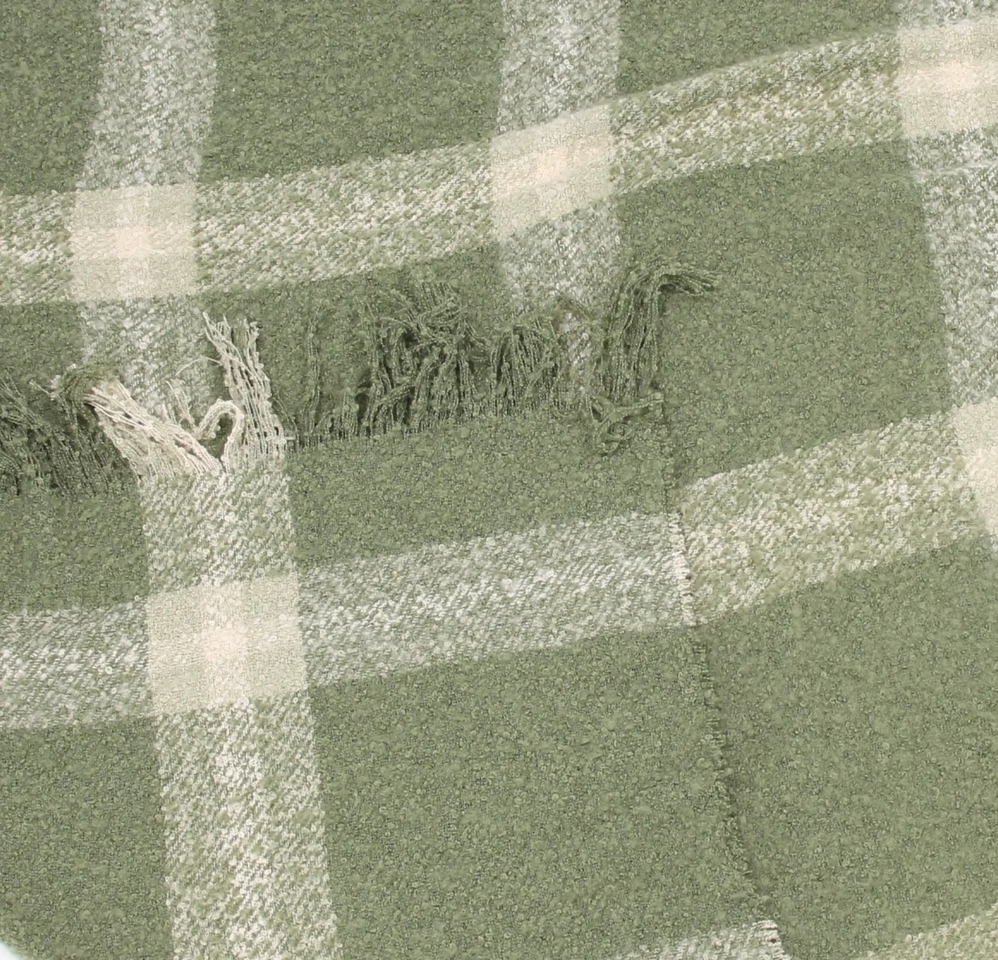 Acheter Couverture douillette "carreaux verts"  dans la boutique en ligne de Frank Flechtwaren pour Plaids &amp; Couvertures