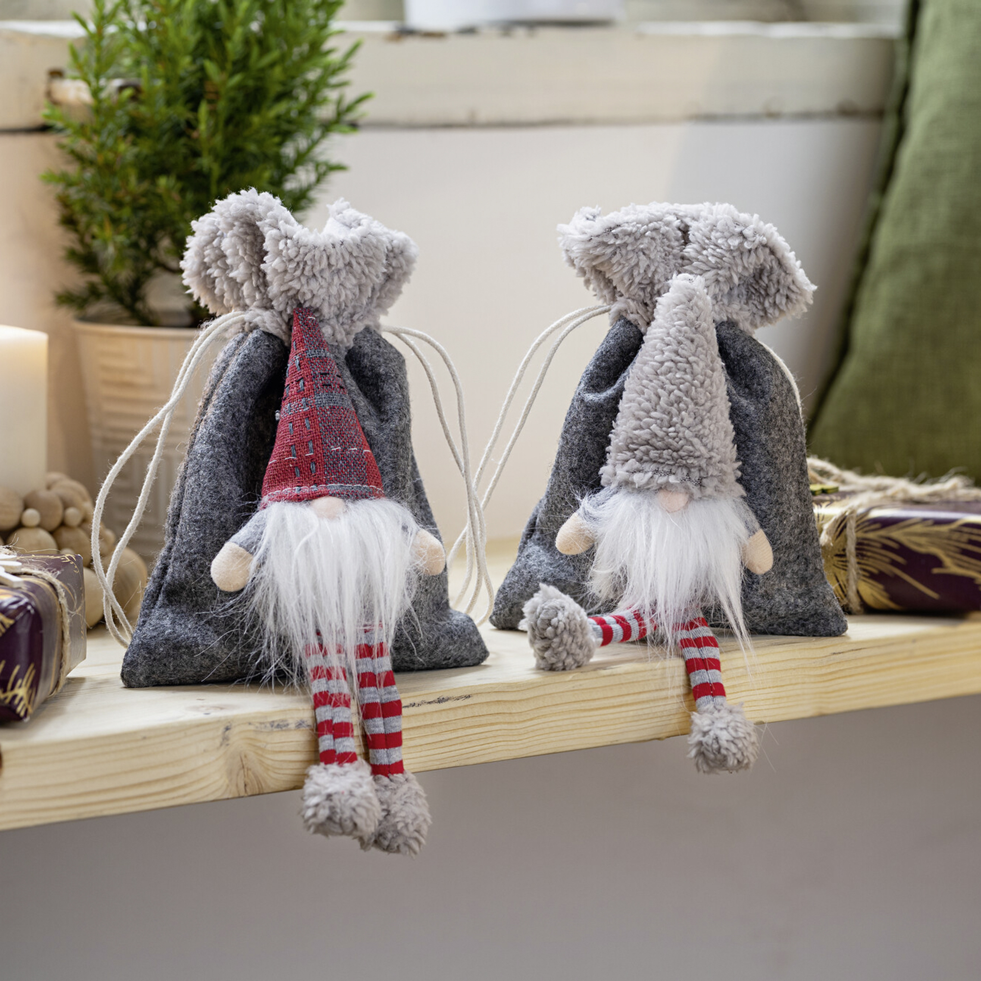 Acheter Lot de 2 pochettes cadeaux "lutin"  dans la boutique en ligne de Frank Flechtwaren