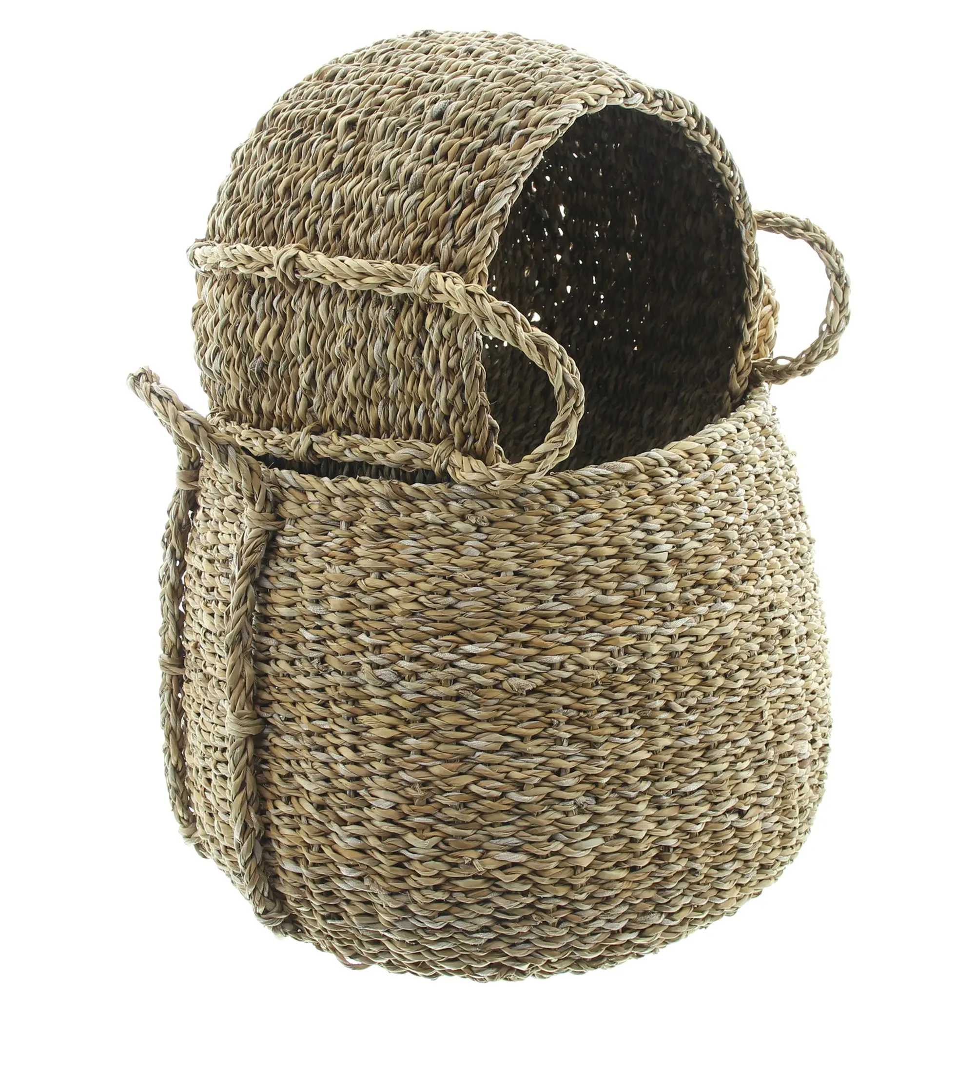 Acheter Lot de 2 corbeilles de rangement "zostère" dans la boutique en ligne de Frank Flechtwaren pour Paniers de remplissage & universels Acheter Lot de 2 corbeilles de rangement "zostère" dans la boutique en ligne de Frank Flechtwaren pour Paniers de remplissage & universels