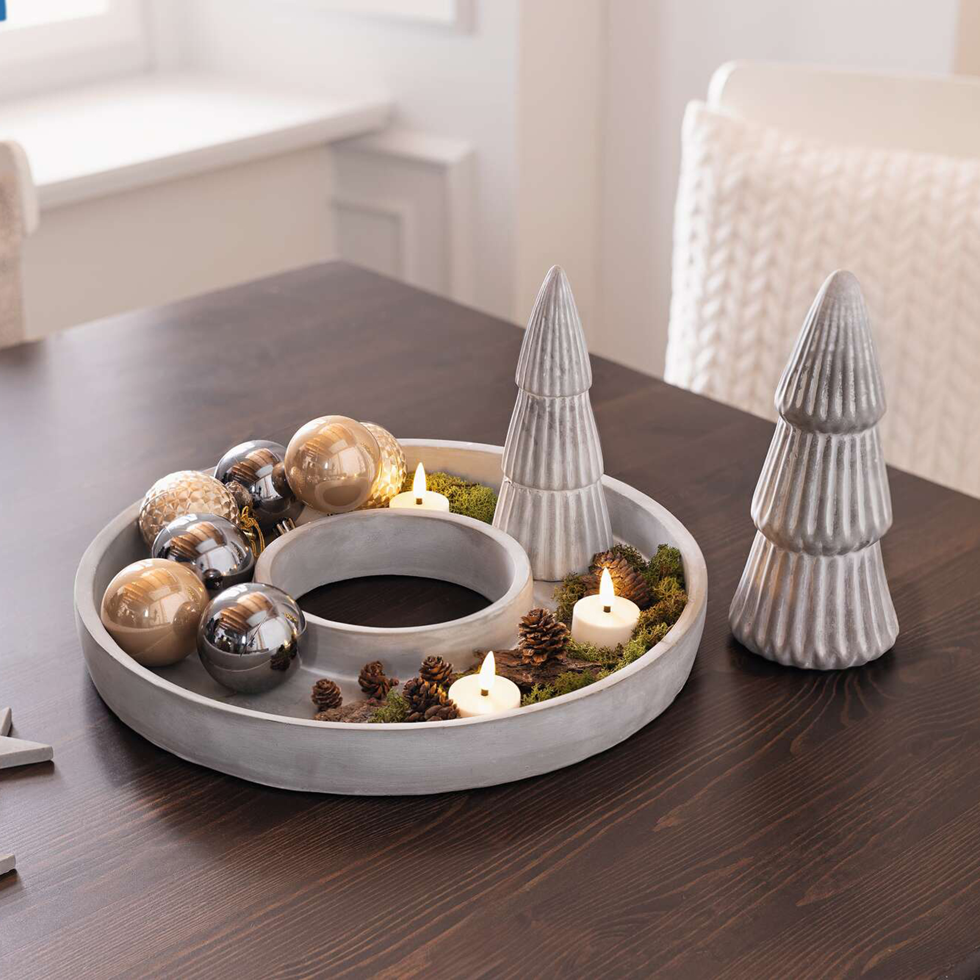 Acheter Anneau décoratif "Grey"  dans la boutique en ligne de Frank Flechtwaren