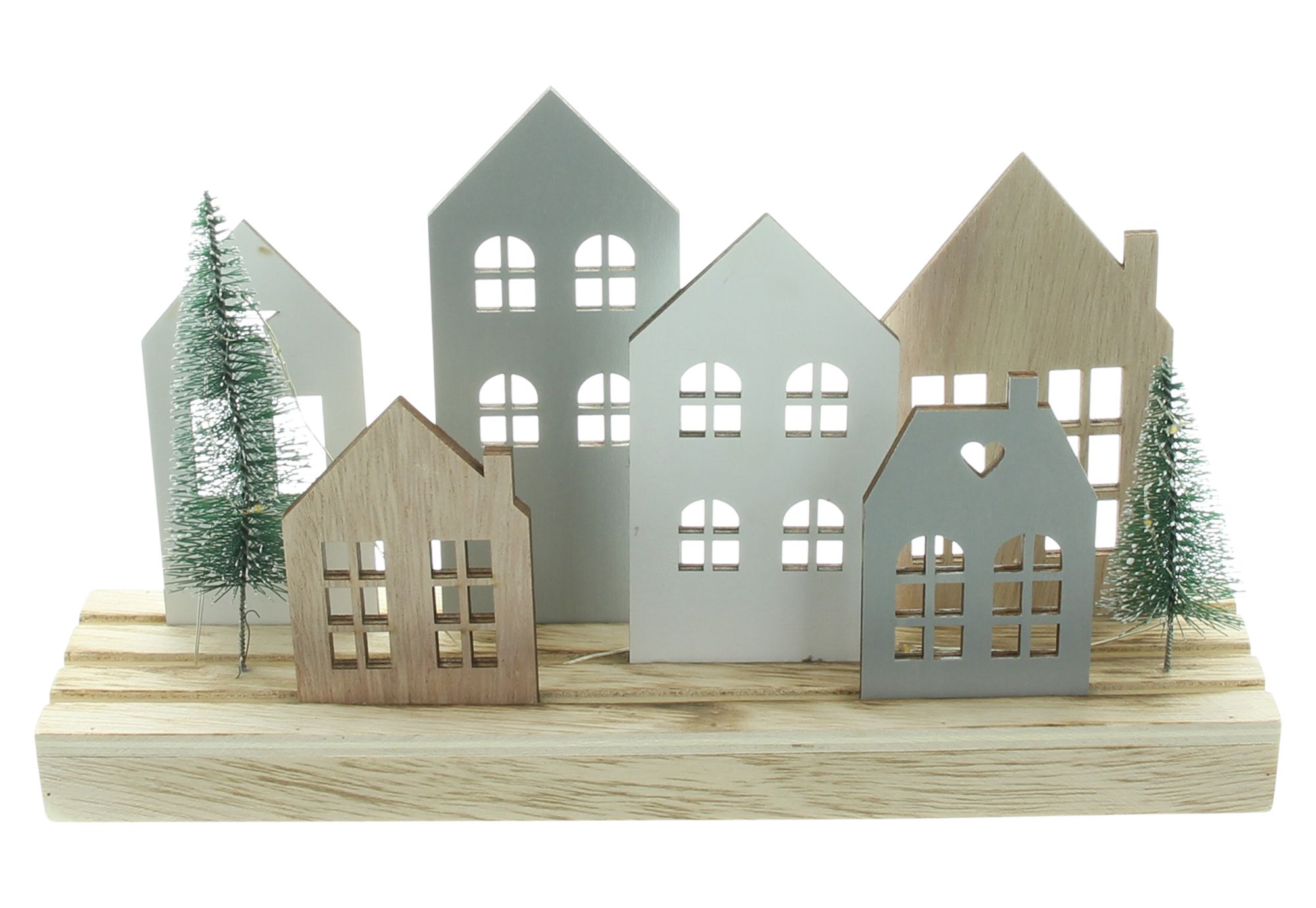 Acheter Plateau LED "maisons"  dans la boutique en ligne de Frank Flechtwaren pour Décoration LED