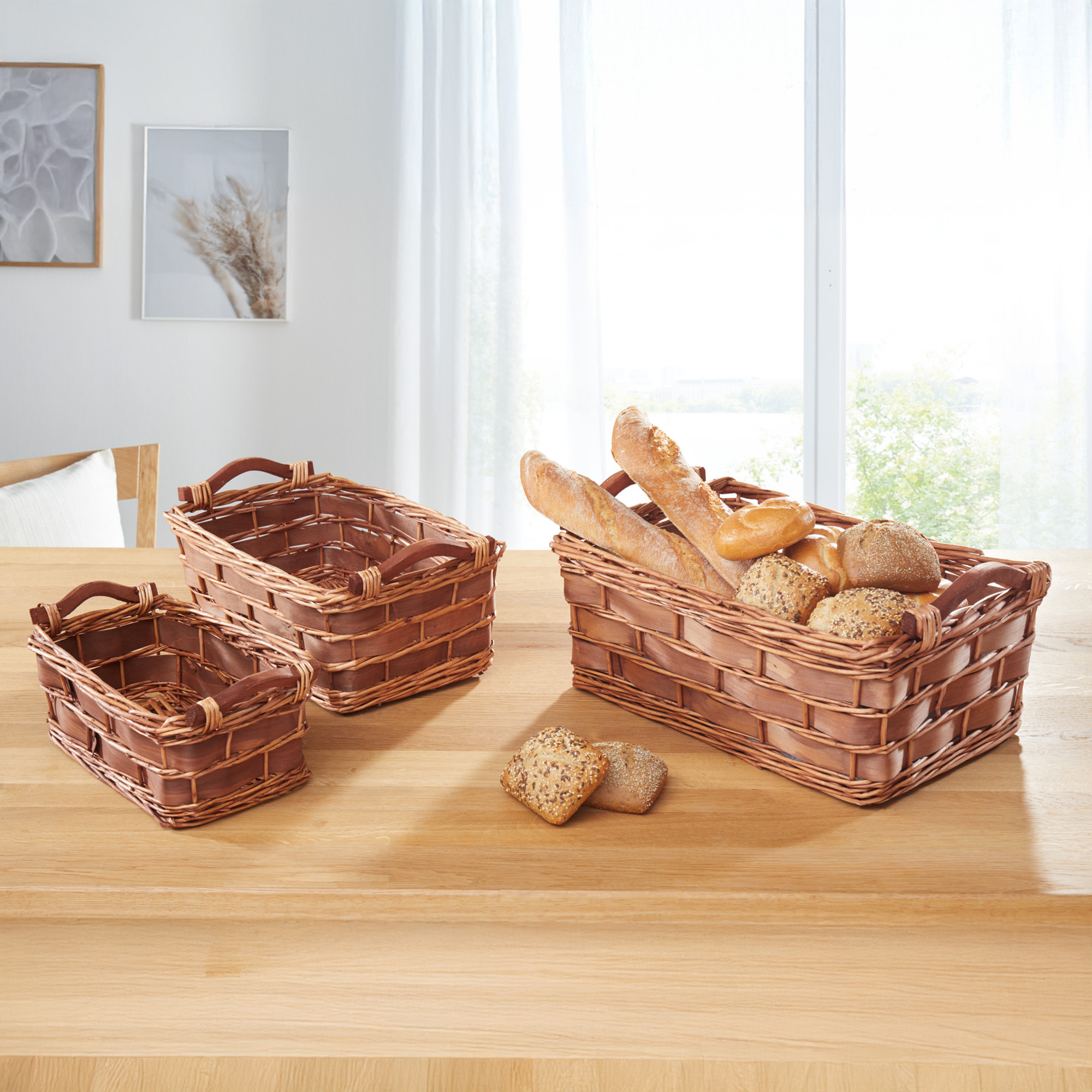 Acheter Panier de rangement "copeaux de bois", PM  dans la boutique en ligne de Frank Flechtwaren