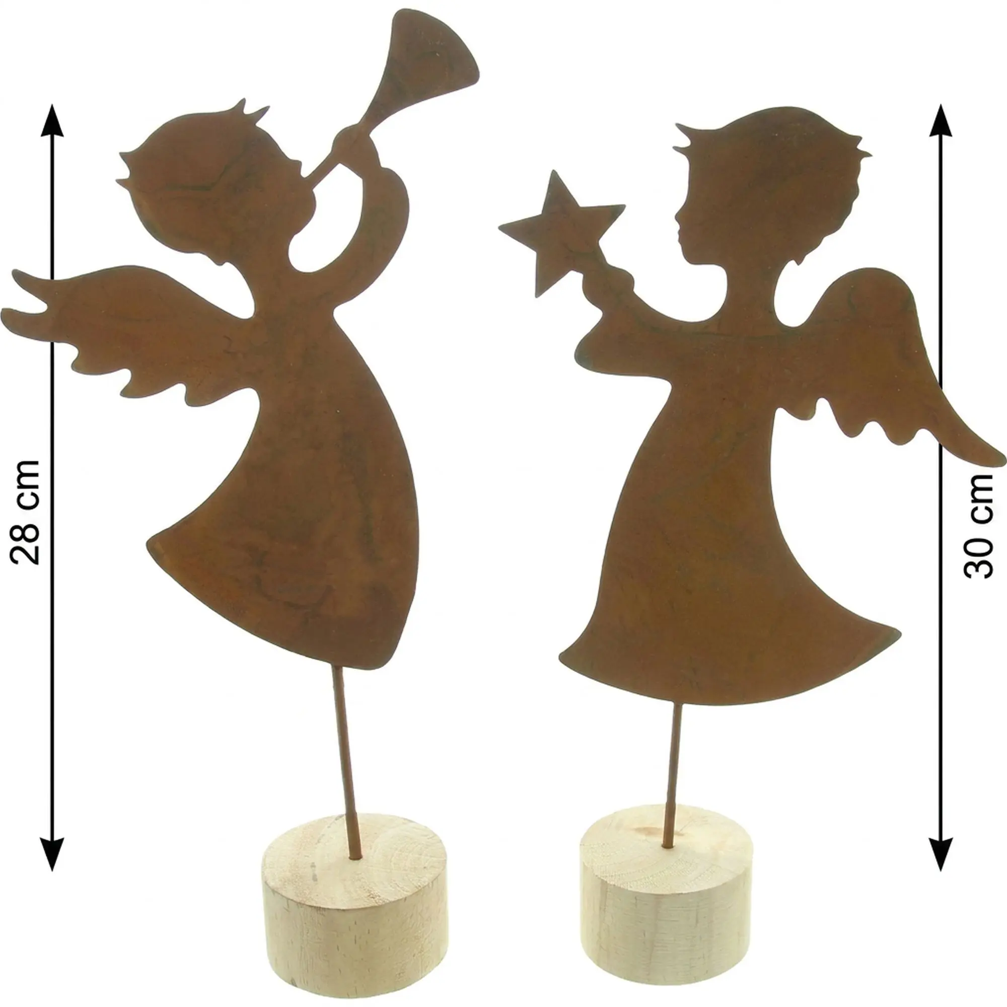 Acheter Lot de 2 figurines "ange"  dans la boutique en ligne de Frank Flechtwaren pour Anges