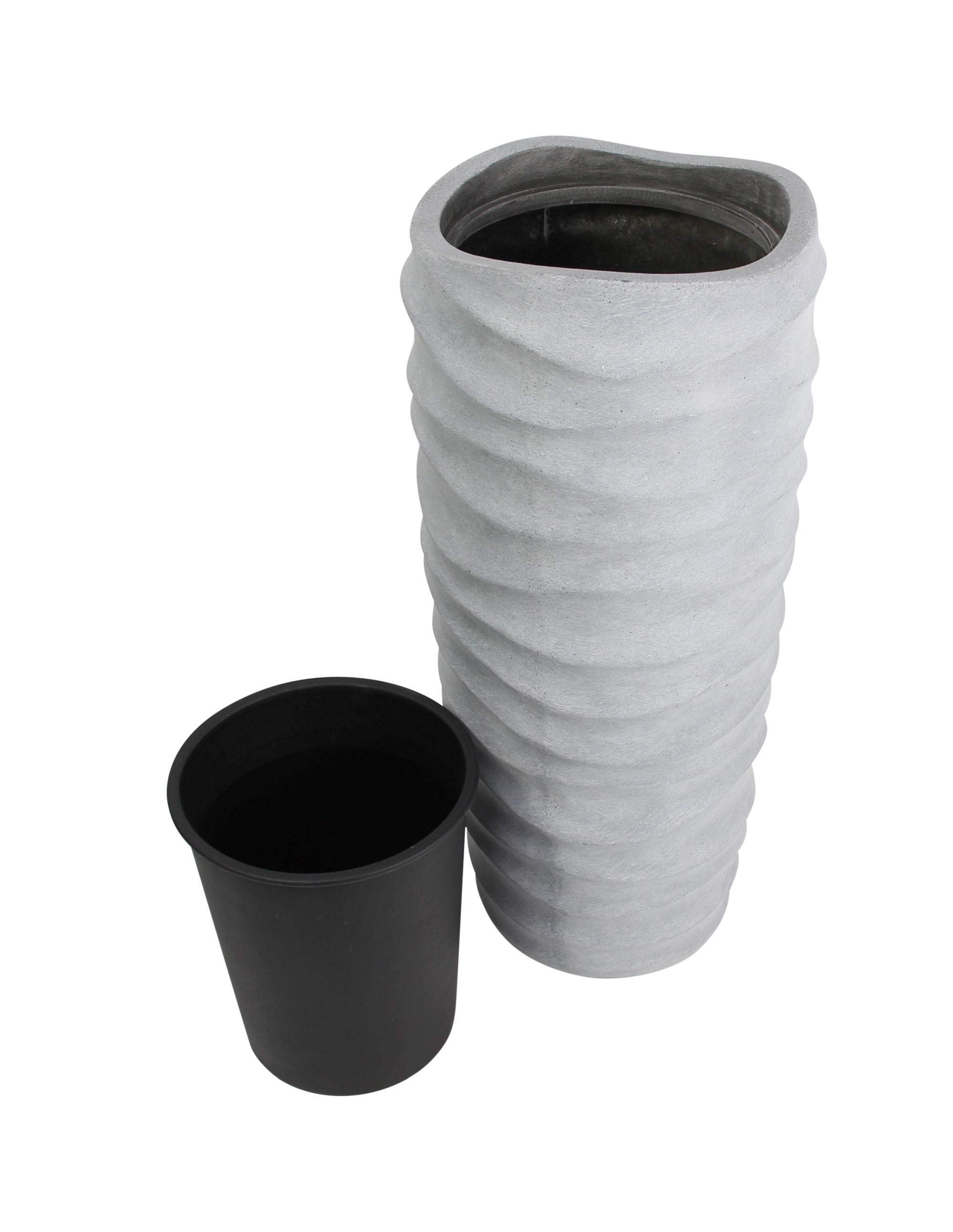 Acheter Cache-pot "aspect béton"  dans la boutique en ligne de Frank Flechtwaren pour Jardinières