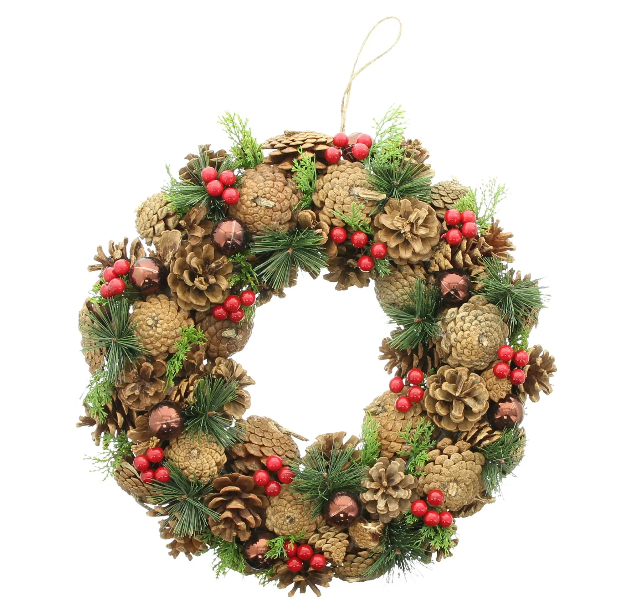 Acheter Couronne "baies d'hiver"  dans la boutique en ligne de Frank Flechtwaren pour Couronnes de Noël