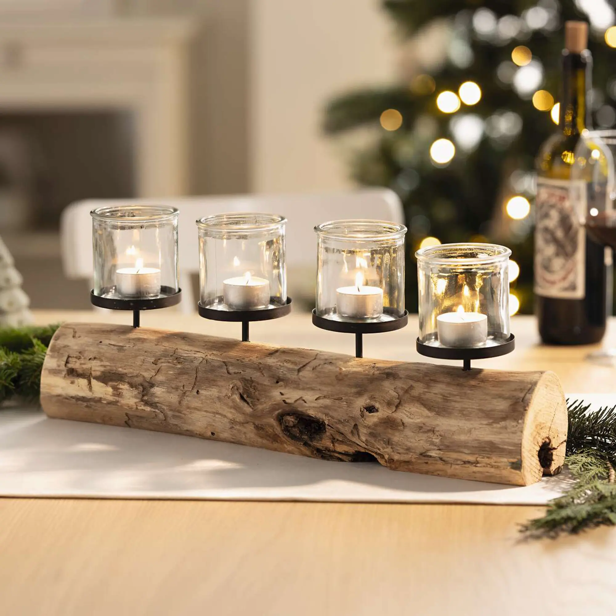 Acheter Bougeoir "Wood"  dans la boutique en ligne de Frank Flechtwaren pour Pâques