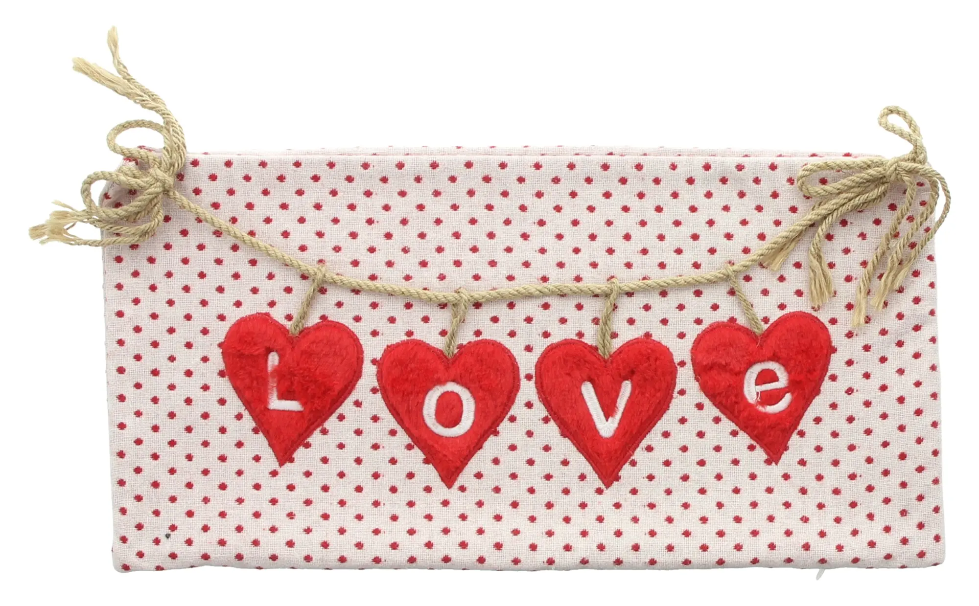 Acheter Housse de coussin décorative "Love Hearts"  dans la boutique en ligne de Frank Flechtwaren pour Pâques colorée