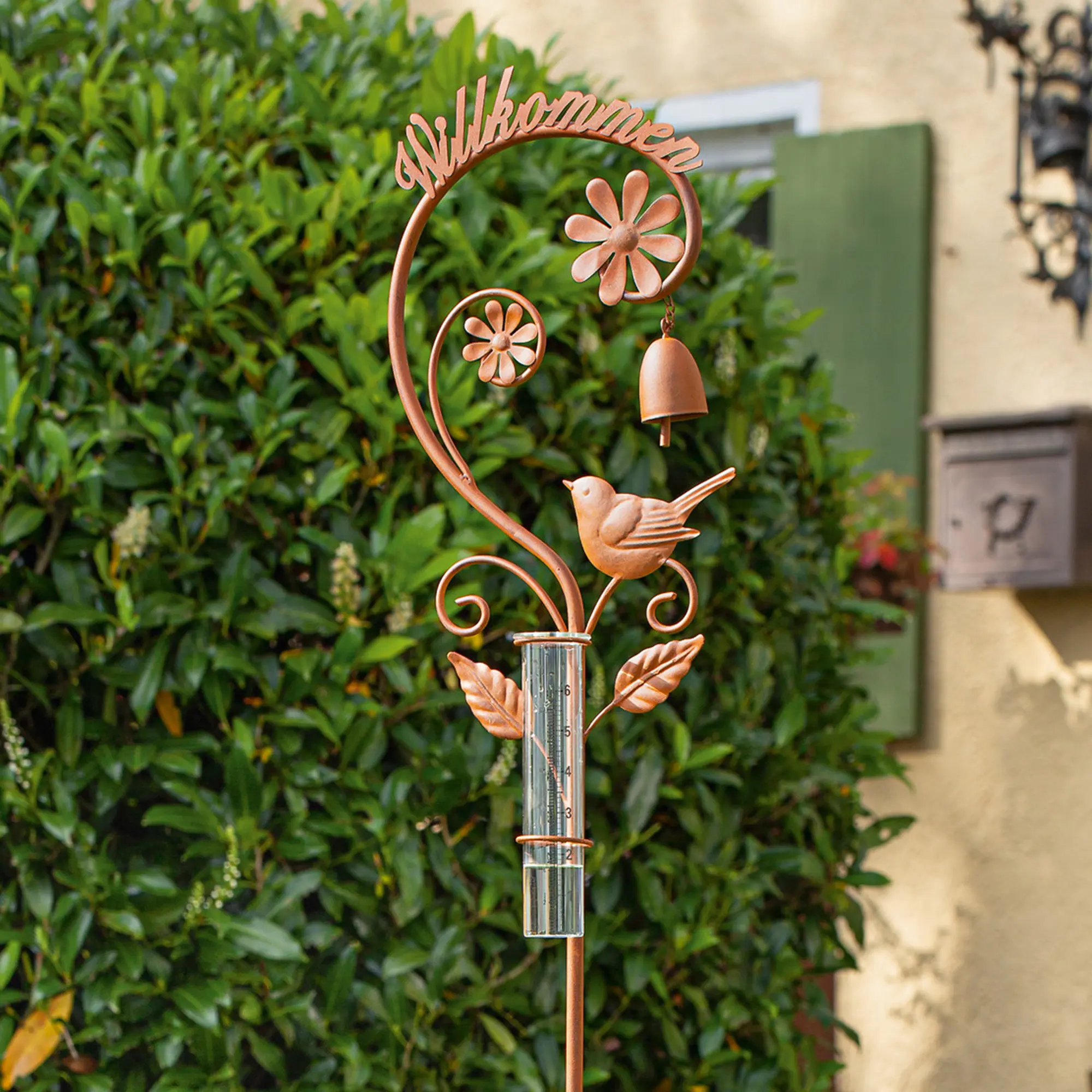 Acheter Pic de jardin "pluviomètre"  dans la boutique en ligne de Frank Flechtwaren