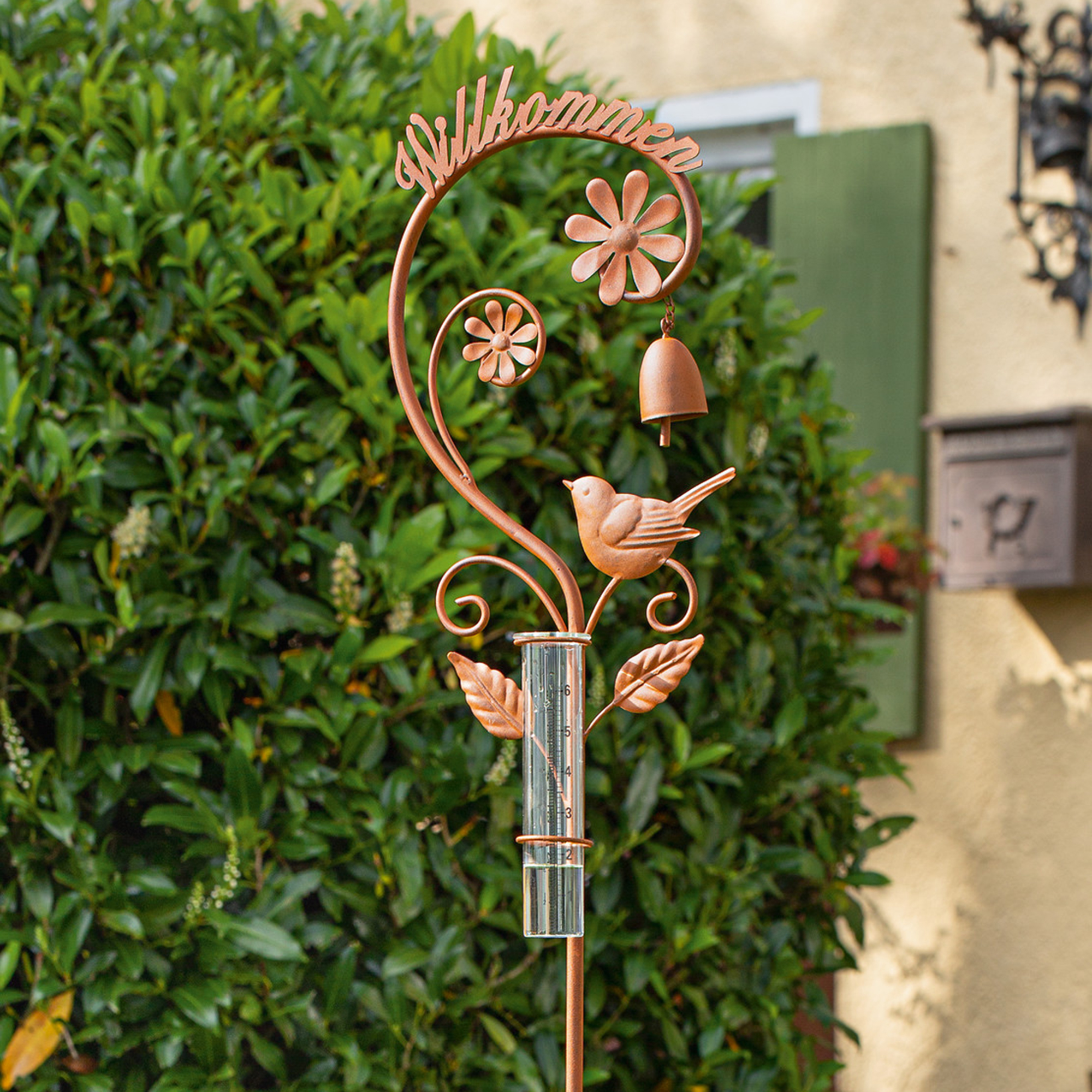 Acheter Pic de jardin "pluviomètre"  dans la boutique en ligne de Frank Flechtwaren