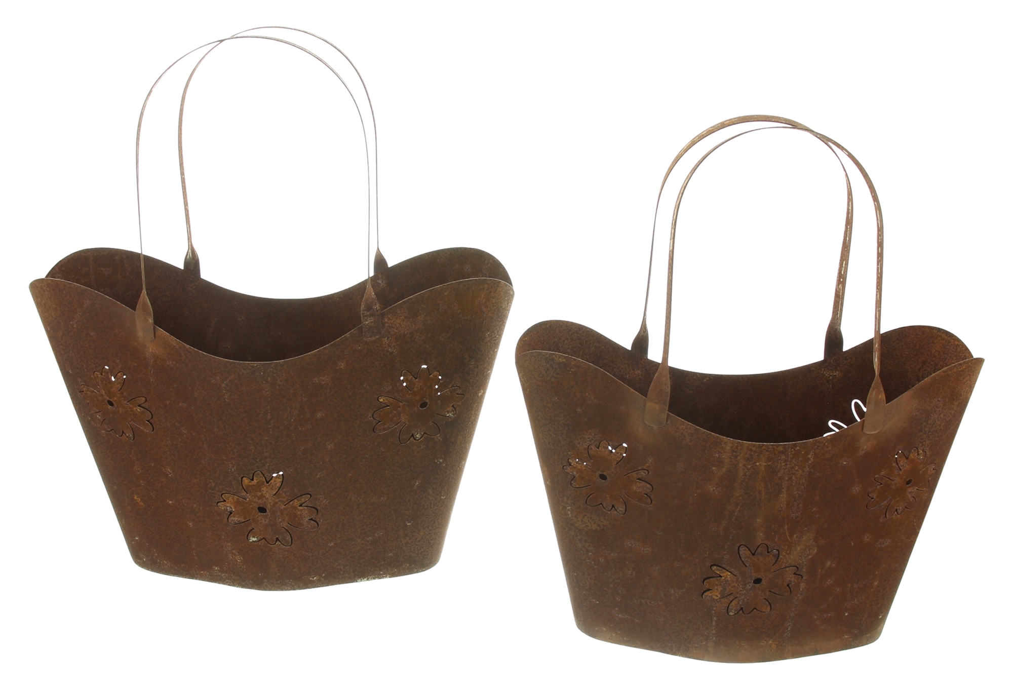 Acheter Lot de 2 jardinières " Sac shopping"  dans la boutique en ligne de Frank Flechtwaren pour Nouvel arrivage