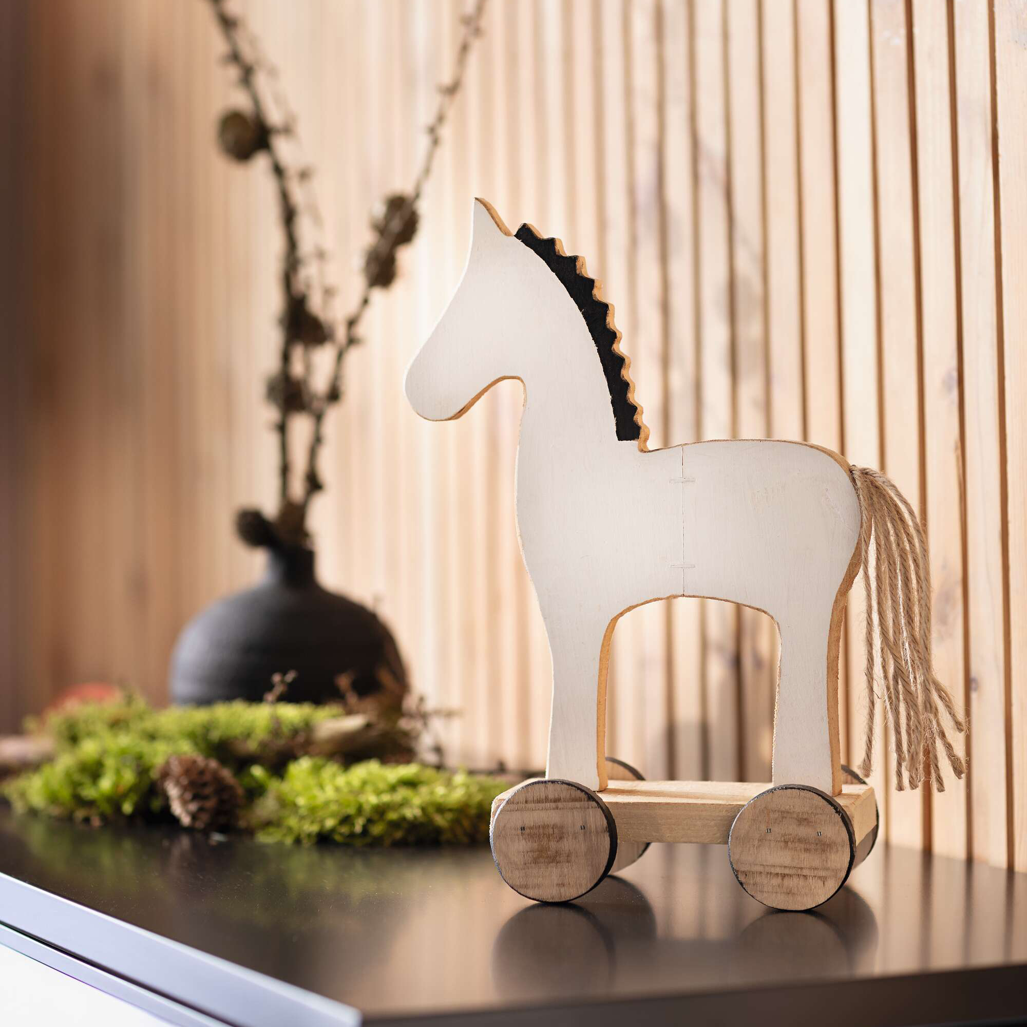 Acheter Figurine " petit cheval nostalgique"  dans la boutique en ligne de Frank Flechtwaren