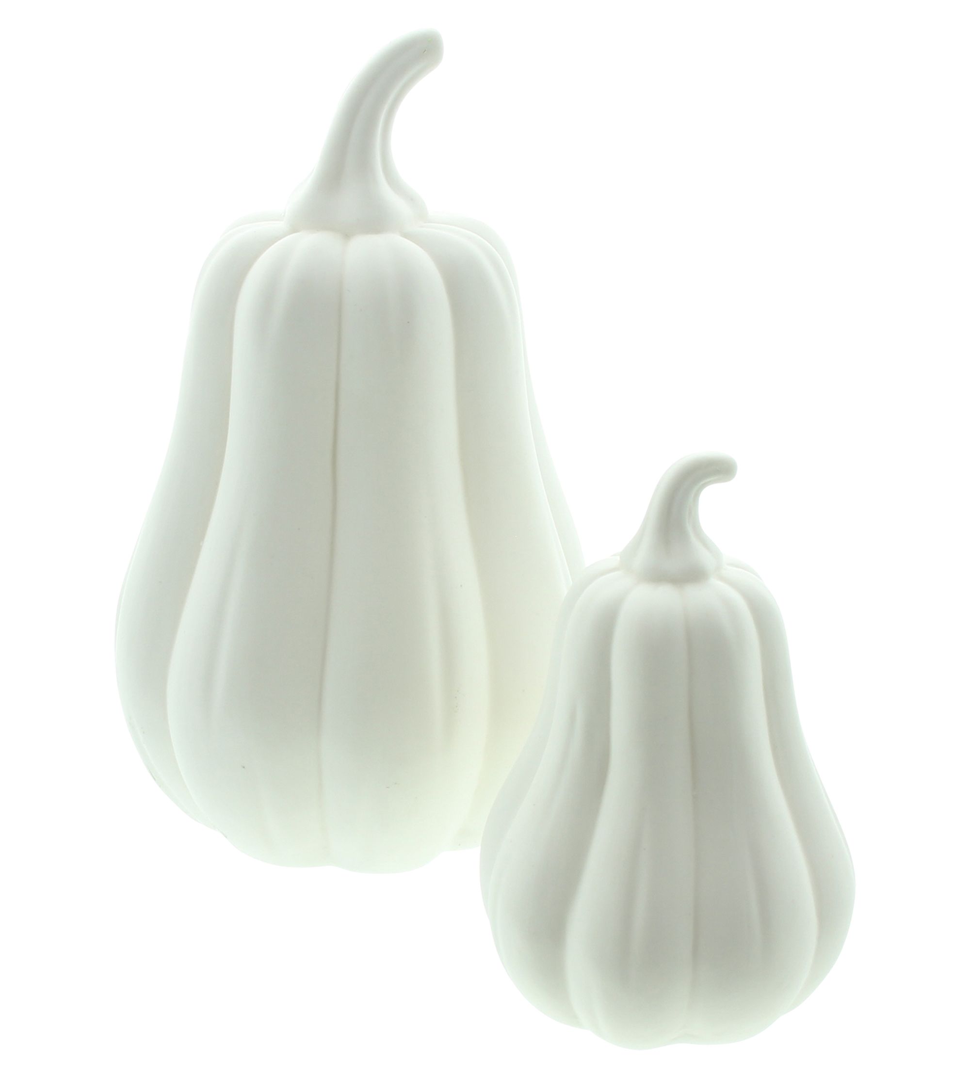Acheter Lot de 2 citrouilles LED "White"  dans la boutique en ligne de Frank Flechtwaren pour Citrouilles