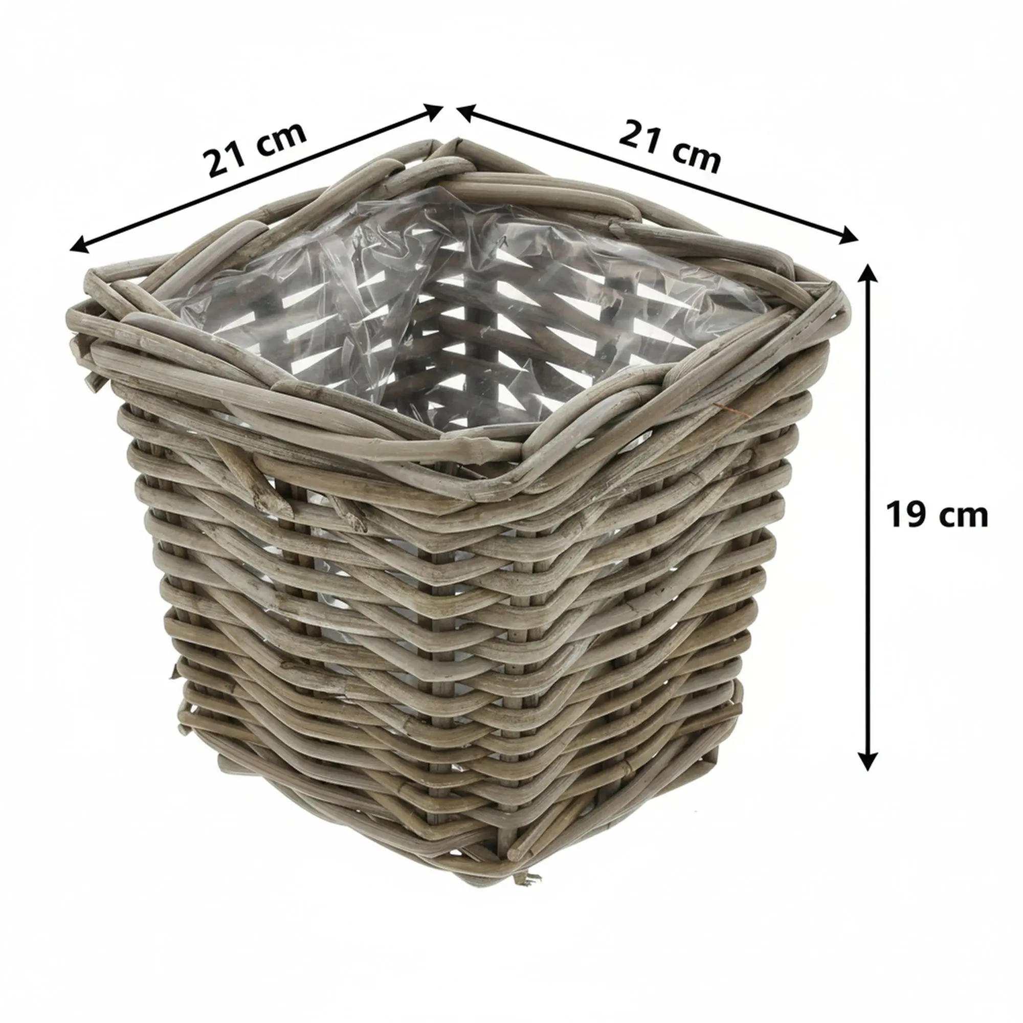 Acheter Jardinière "rotin", PM  dans la boutique en ligne de Frank Flechtwaren pour Jardin de Pâques coloré