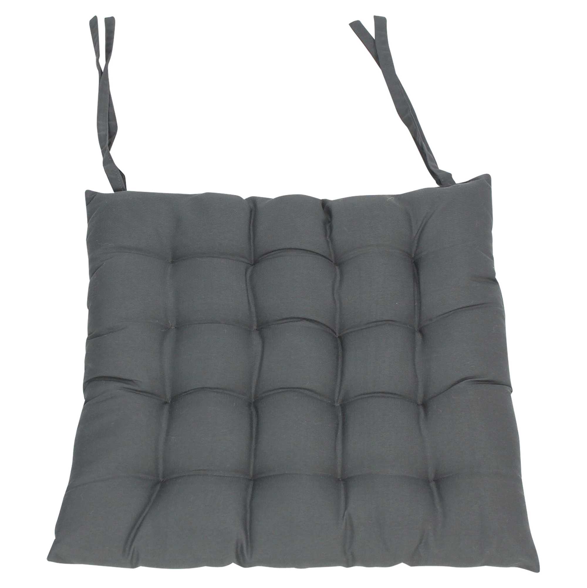 Acheter Lot de 4 coussins d'assise "Grey"  dans la boutique en ligne de Frank Flechtwaren pour Cuisine