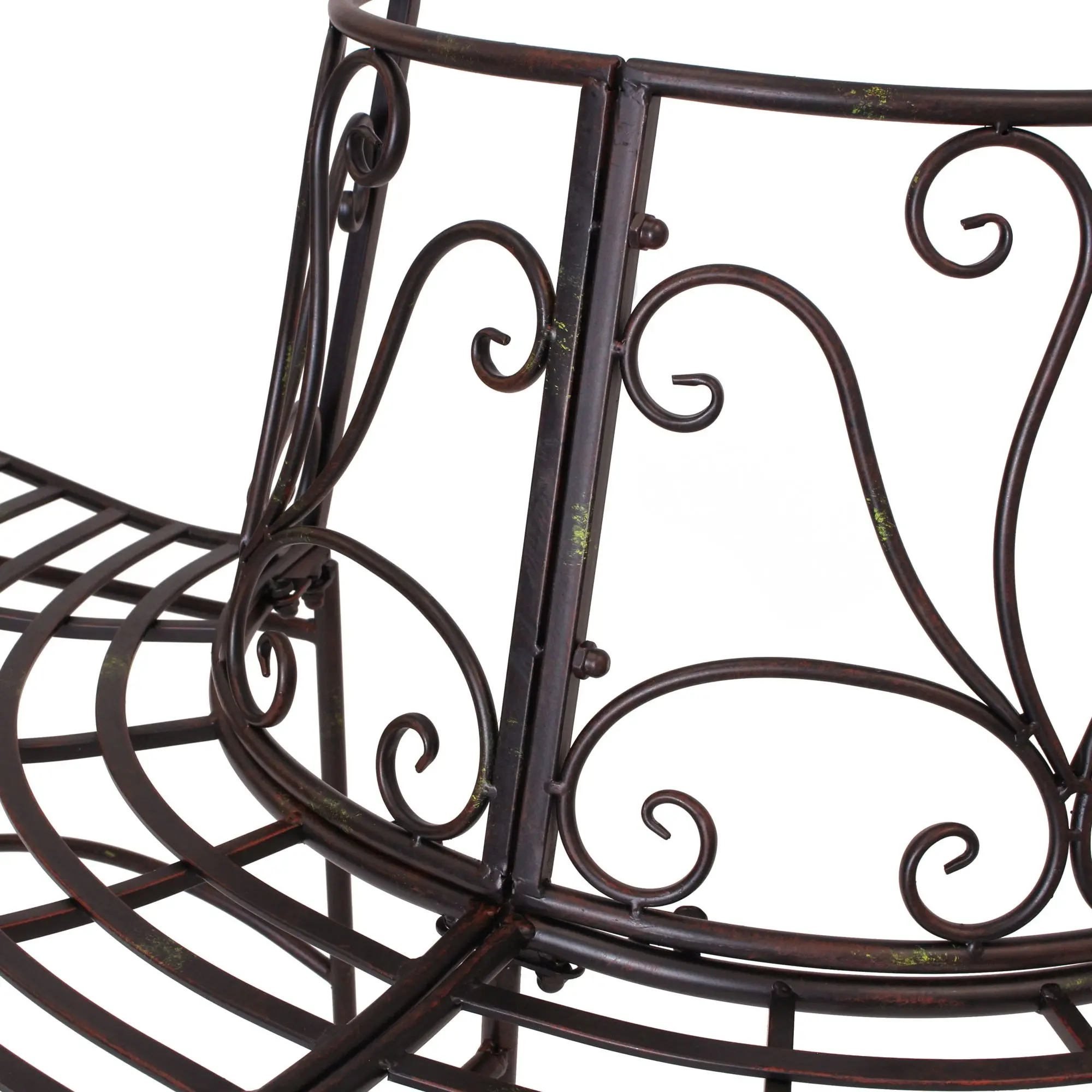 Acheter Banc en métal "demi-cercle"  dans la boutique en ligne de Frank Flechtwaren pour Bancs