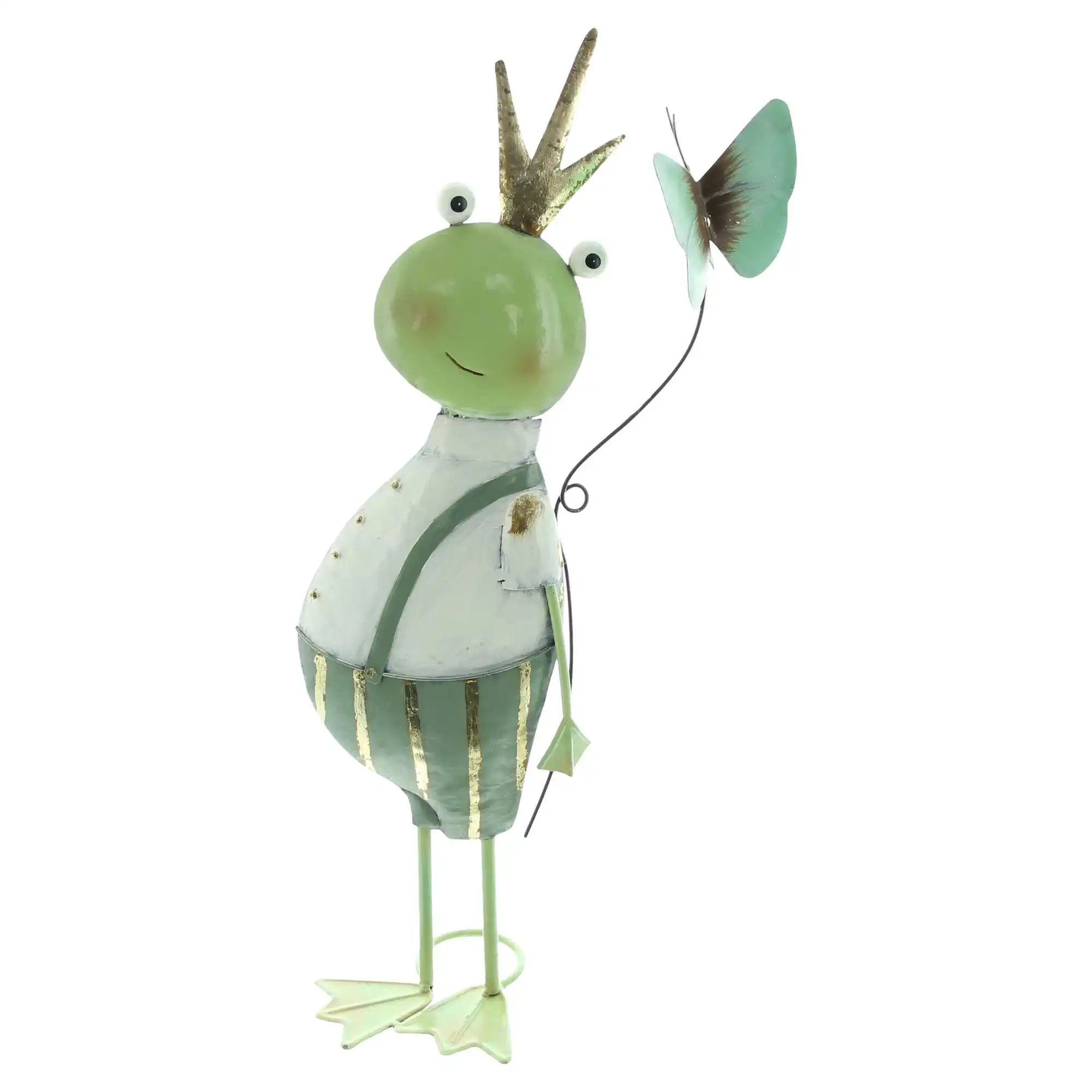 Acheter Figurine "grenouille avec papillon"  dans la boutique en ligne de Frank Flechtwaren pour Figurines de jardin