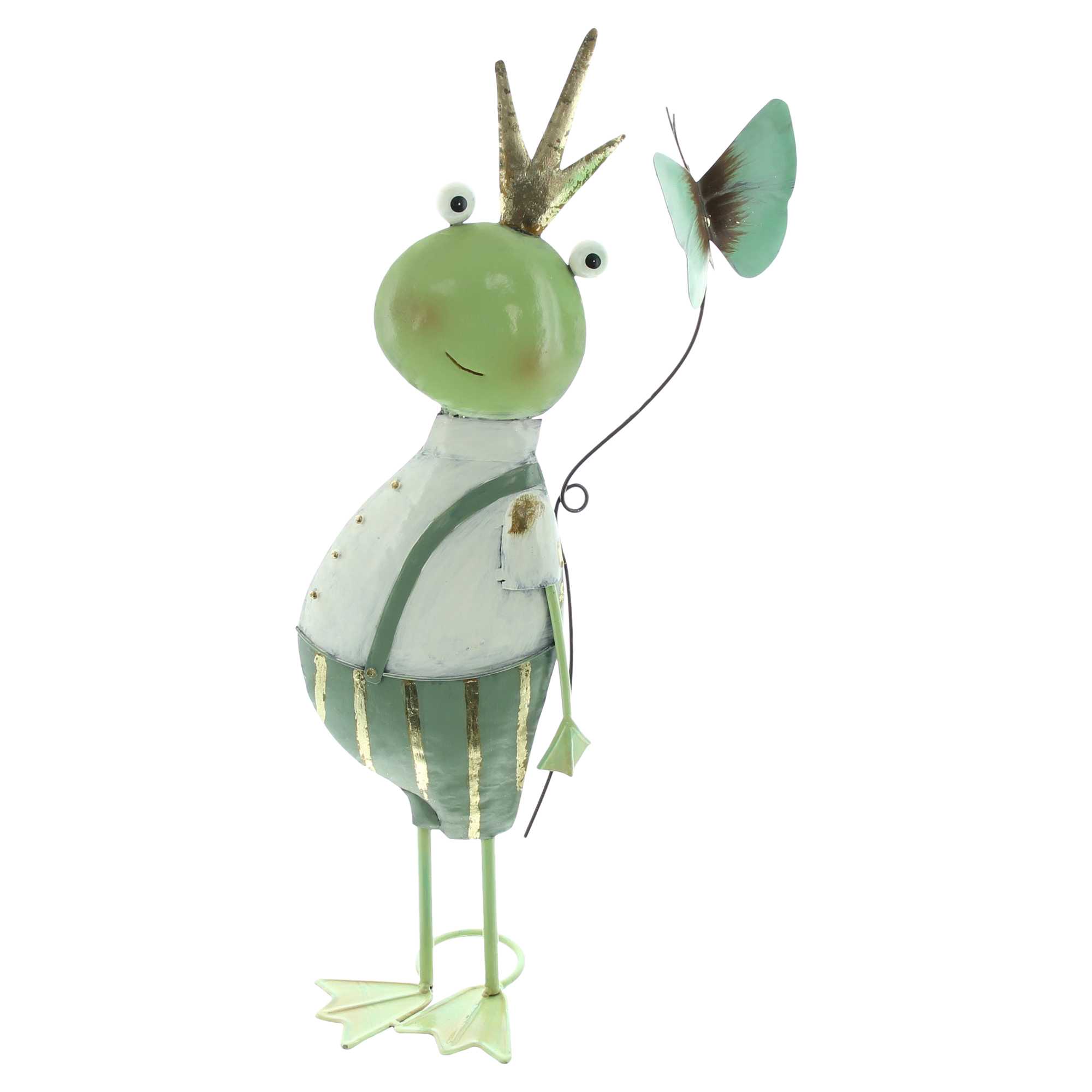 Acheter Figurine "grenouille avec papillon"  dans la boutique en ligne de Frank Flechtwaren pour Figurines de jardin