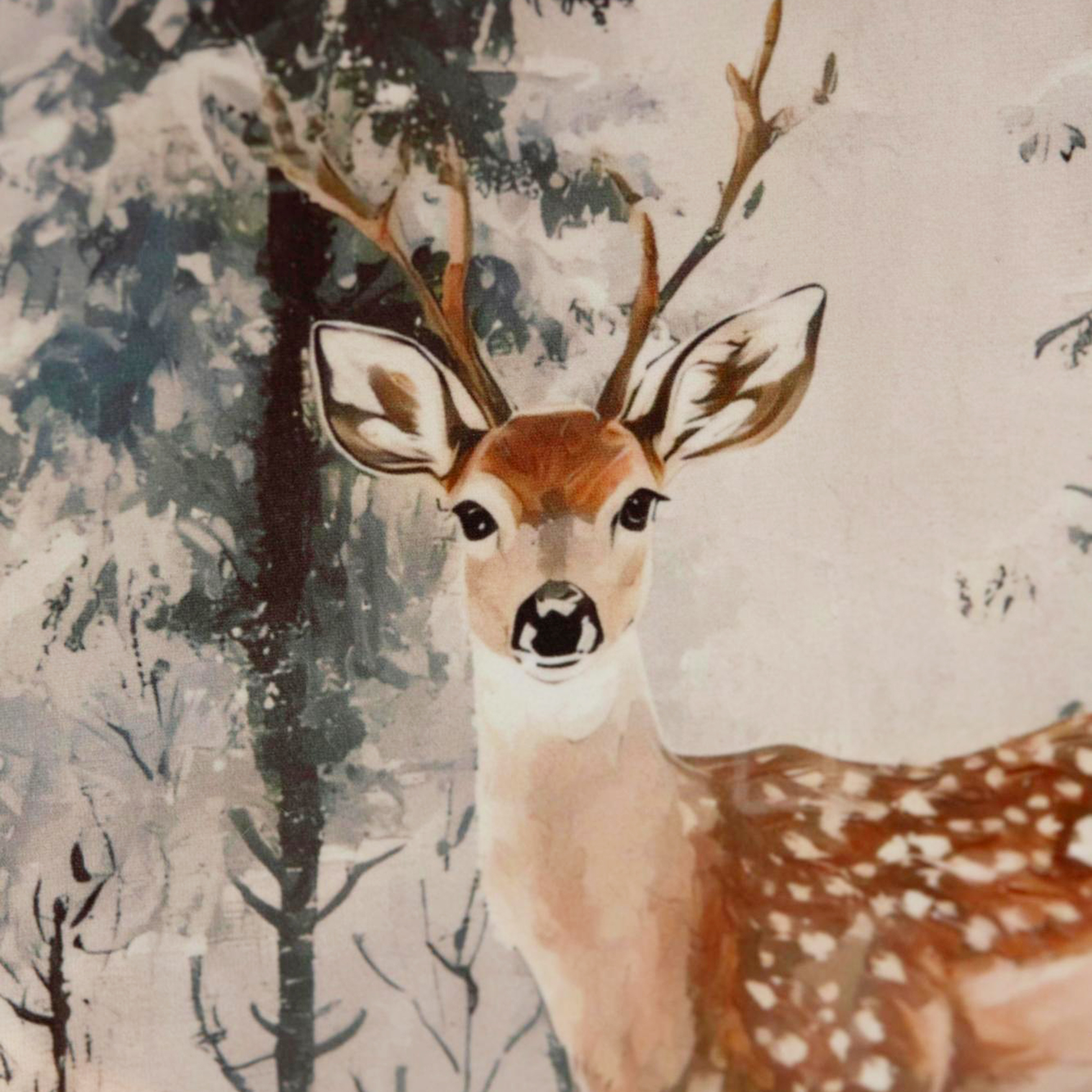 Acheter Chemin de table « Cerf d'hiver »  dans la boutique en ligne de Frank Flechtwaren pour Noël linge de table