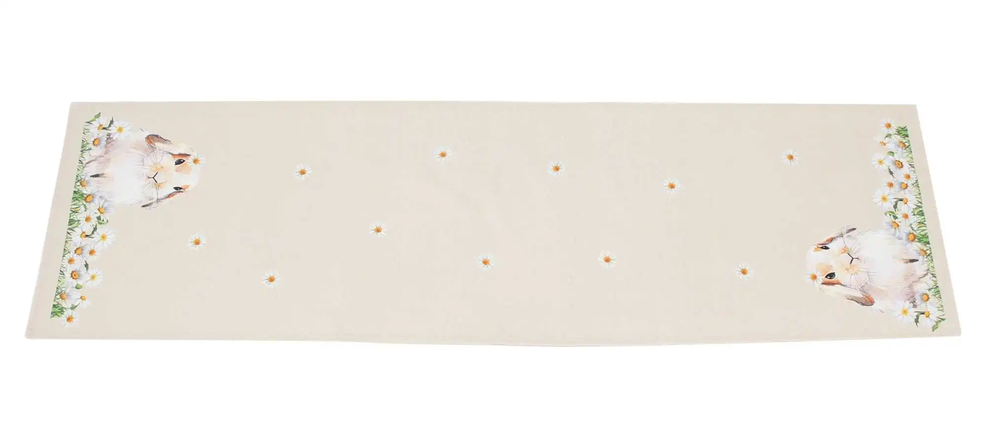 Acheter Chemin de table "lapin fleurs"  dans la boutique en ligne de Frank Flechtwaren pour Pâques