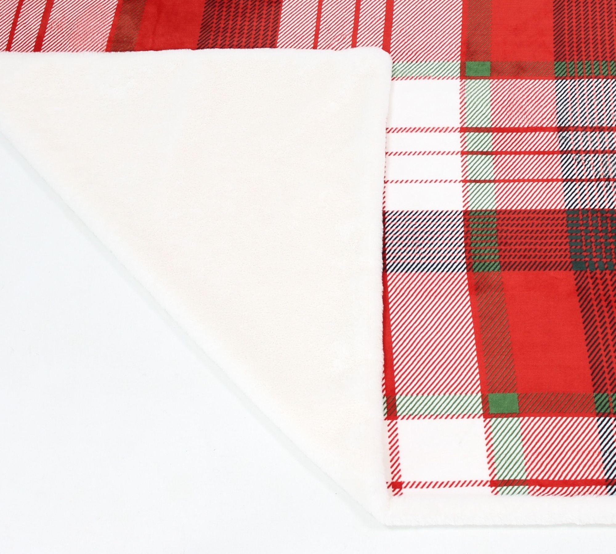 Acheter Couverture douillette "carreaux de Noël"  dans la boutique en ligne de Frank Flechtwaren pour Automne